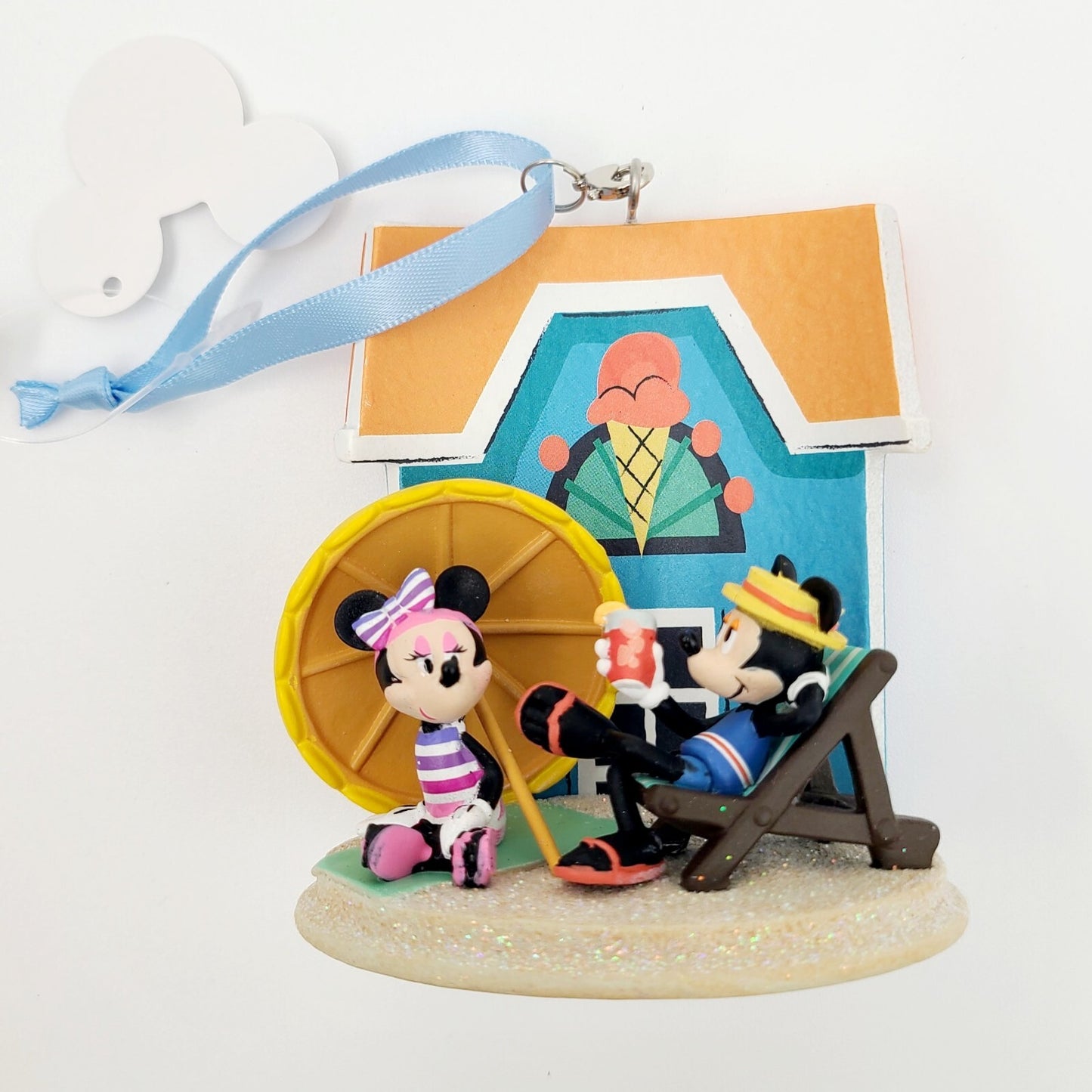 NEW Walt Disney World Beach Club Resort Beaches & Cream Mickey & Minnie Ornament