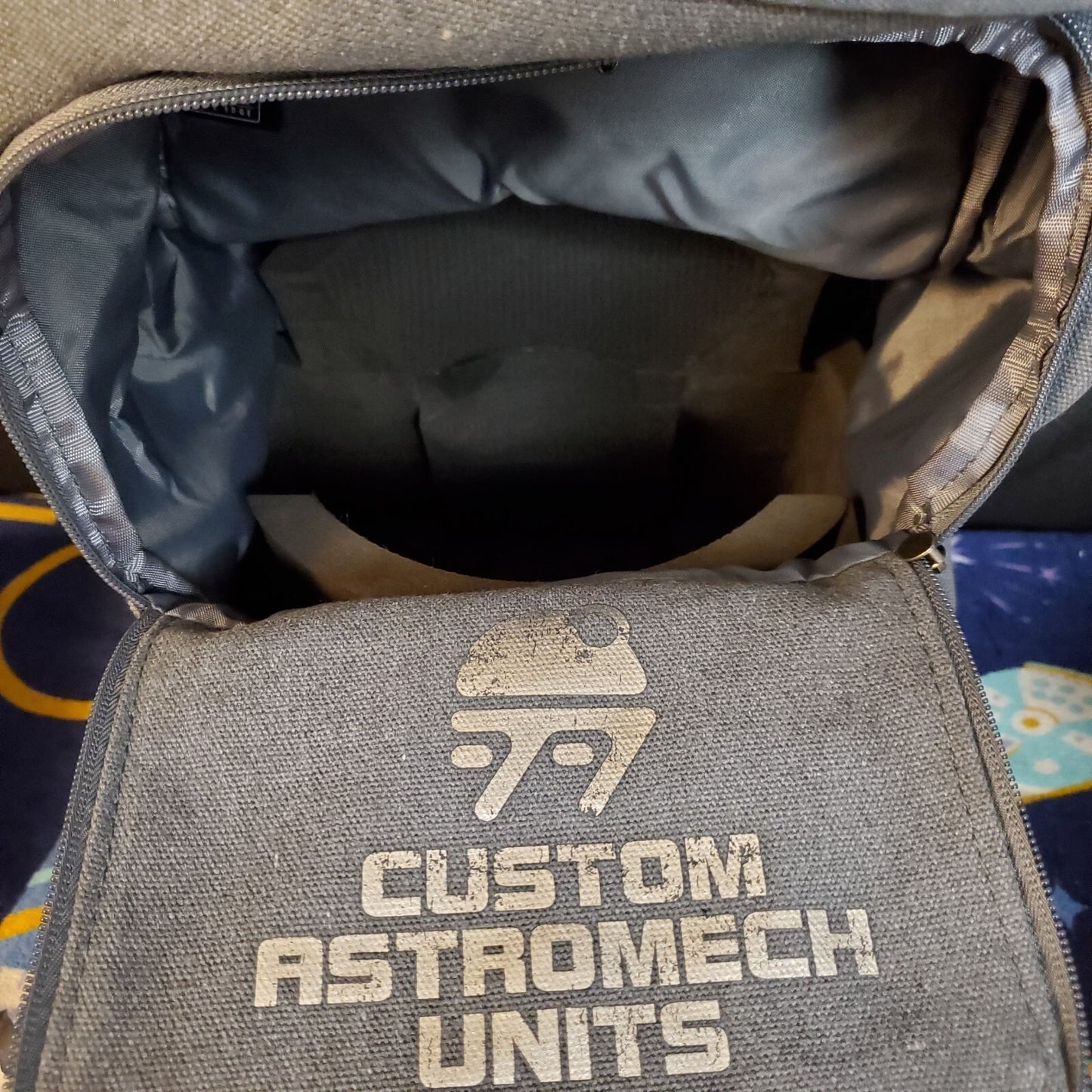 NEW Star Wars Backpack Galaxy's Edge Droid Depot Automaton Astromech Disney Bag