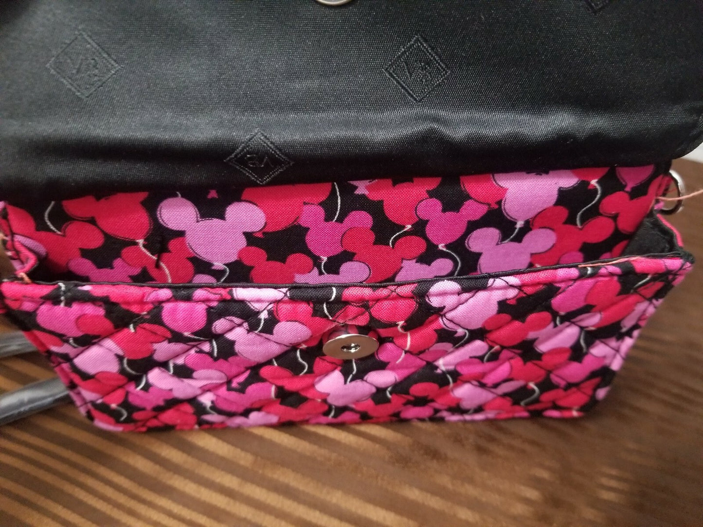 Disney Parks Vera Bradley Whimsical Paisley Crossbody Purse Bag Mickey Balloon