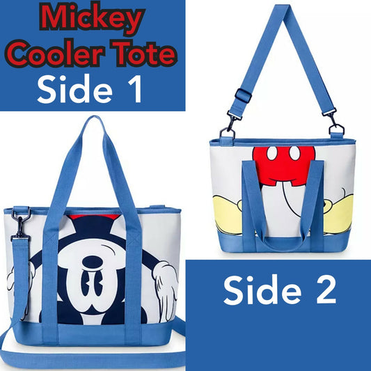 Disney Store Mickey Mouse Summer Fun Cooler Insulated Tote Beach Bag