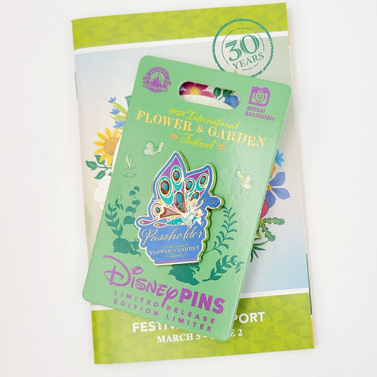 2025 Disney Parks 30 Years Flower & Garden Passholder Alice Limited Release Pin