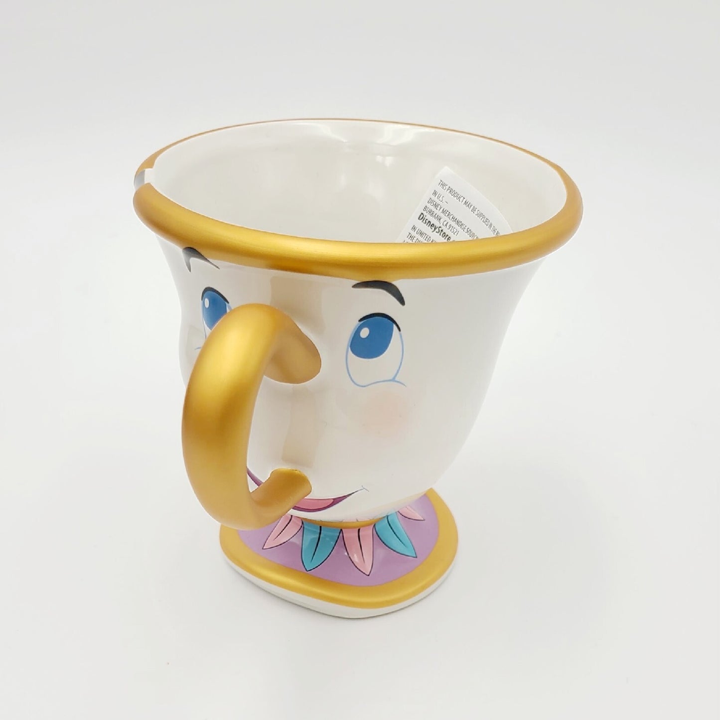*CHIP Mug* Walt Disney World Parks Beauty & the Beast Tea Cup Ceramic Coffee NEW