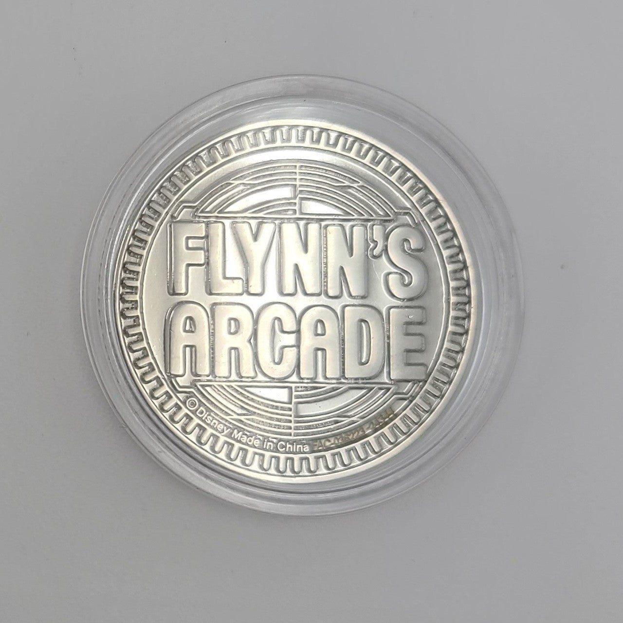 *6 Coins* TRON Lightcycle Disney Park Flynns Arcade Golden Color Metal Medallion