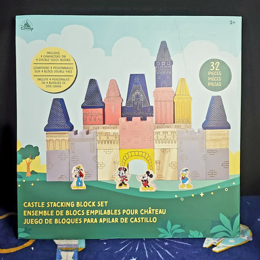 NEW Disney Parks Mickey & Friends Castle Stacking Block Set WDW 50th Anniversary