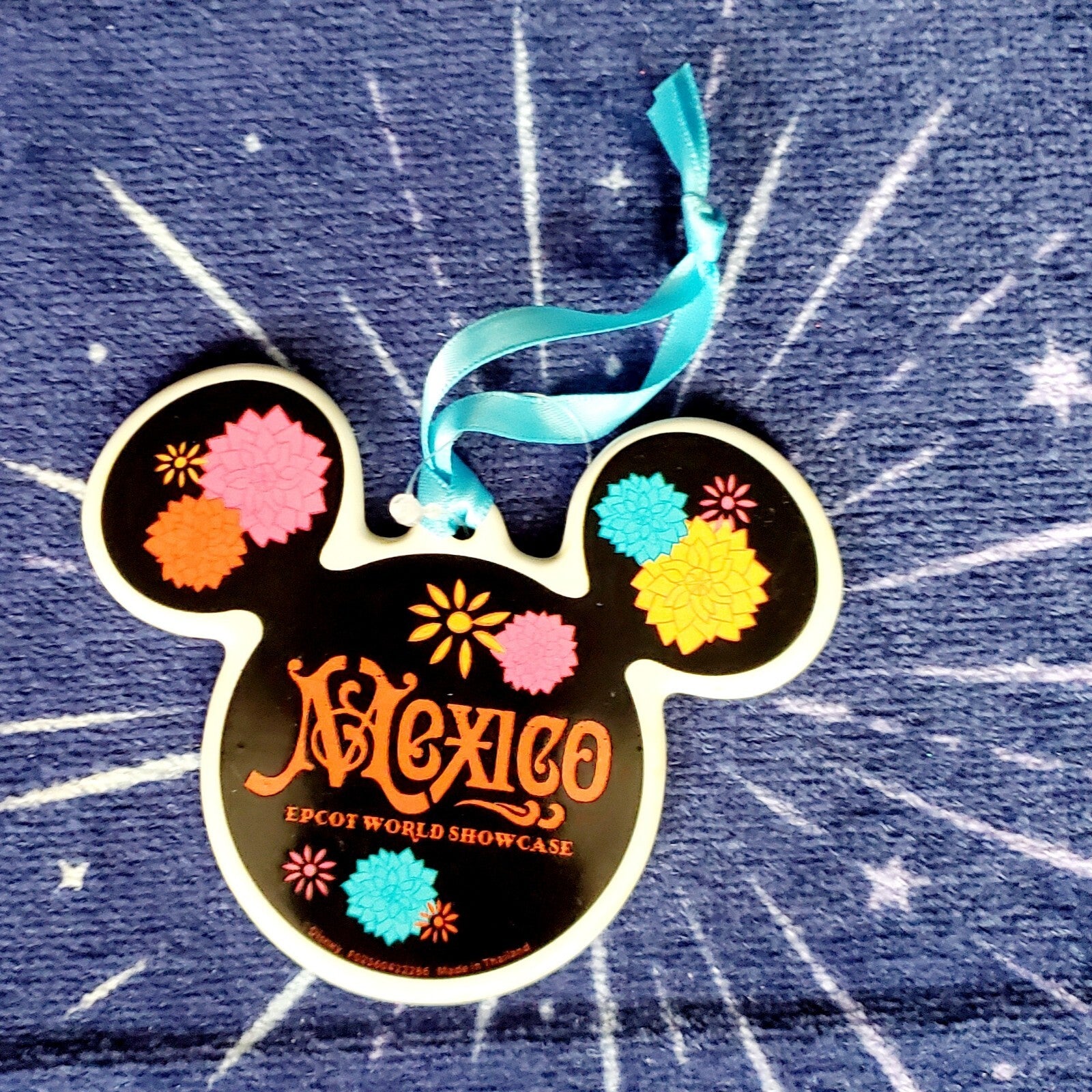 Disney Parks Epcot World Showcase Mexico Mickey Mouse Icon Ceramic Ornament NEW