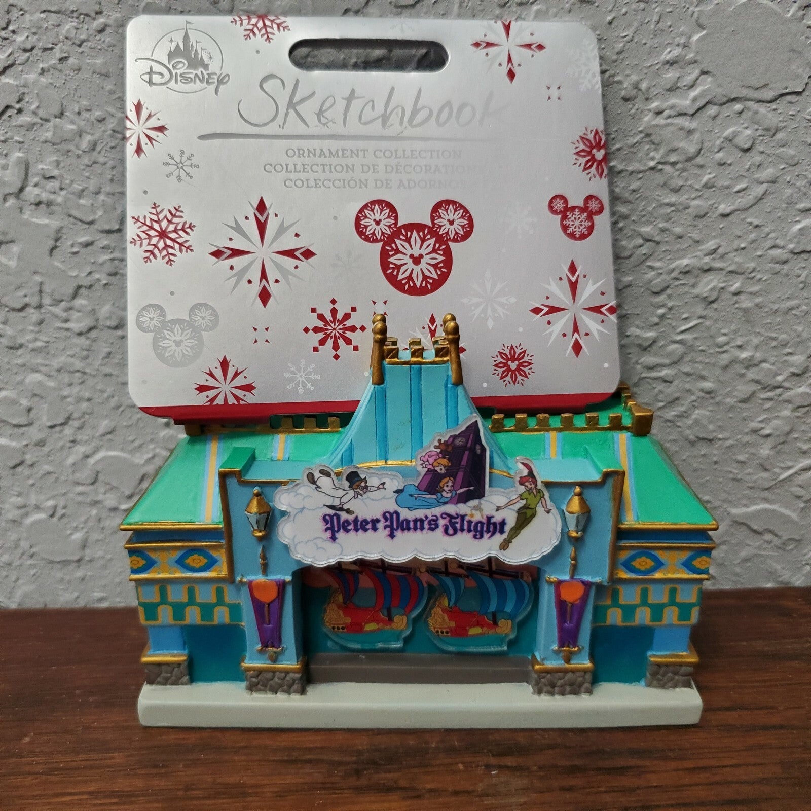 2022 Disney Parks Peter Pan’s Flight Attraction Hook Pan Christmas Ornament New