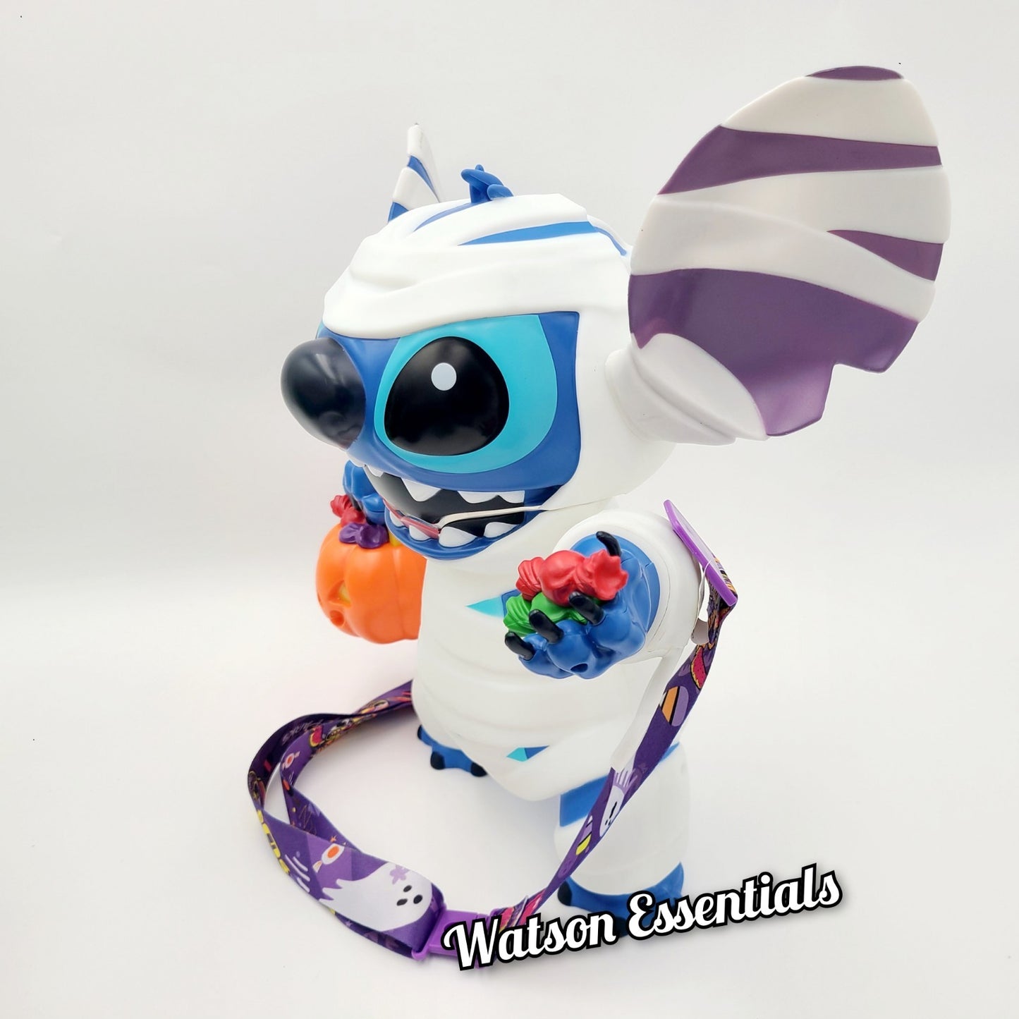 IN HAND 2025 Walt Disney World Parks Stitch Mummy Happy Halloween Popcorn Bucket
