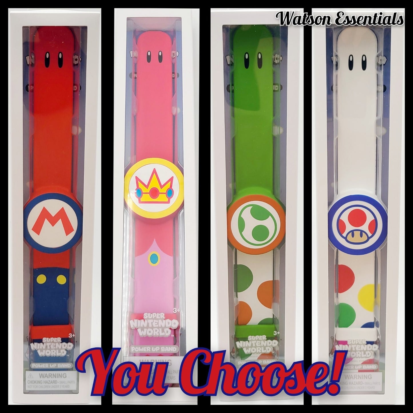 *YOU CHOOSE* EPIC Universe Power Up Band Super Nintendo World Mario Peach Yoshi