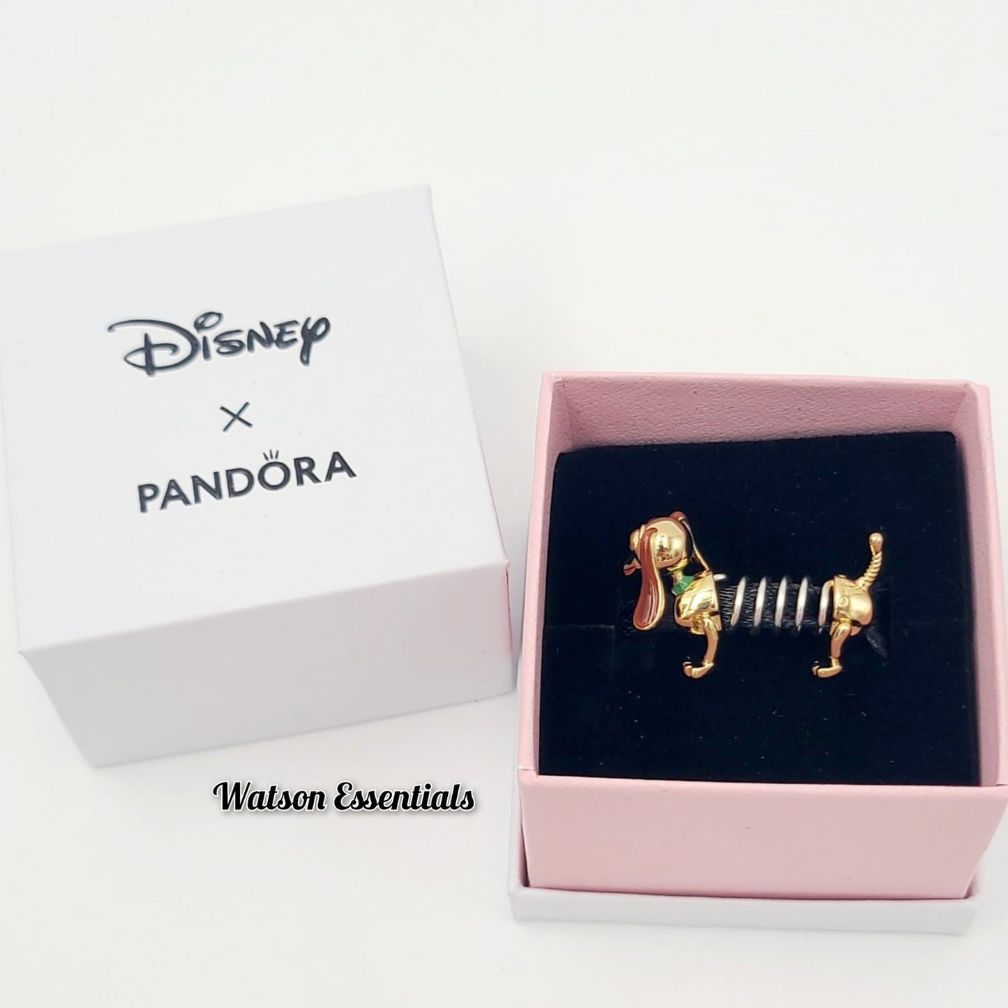 Pandora Walt Disney World Parks Pixar Toy Story Charm 925 Sterling Slinky Dog