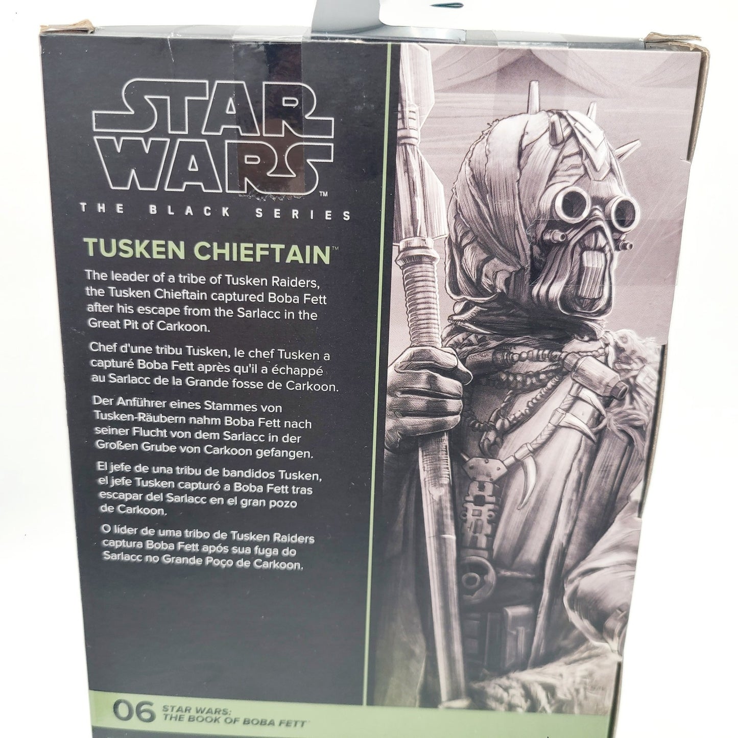 Star Wars The Book Of Boba Fett Black Series Tusken Chieftain 6" Action Figure