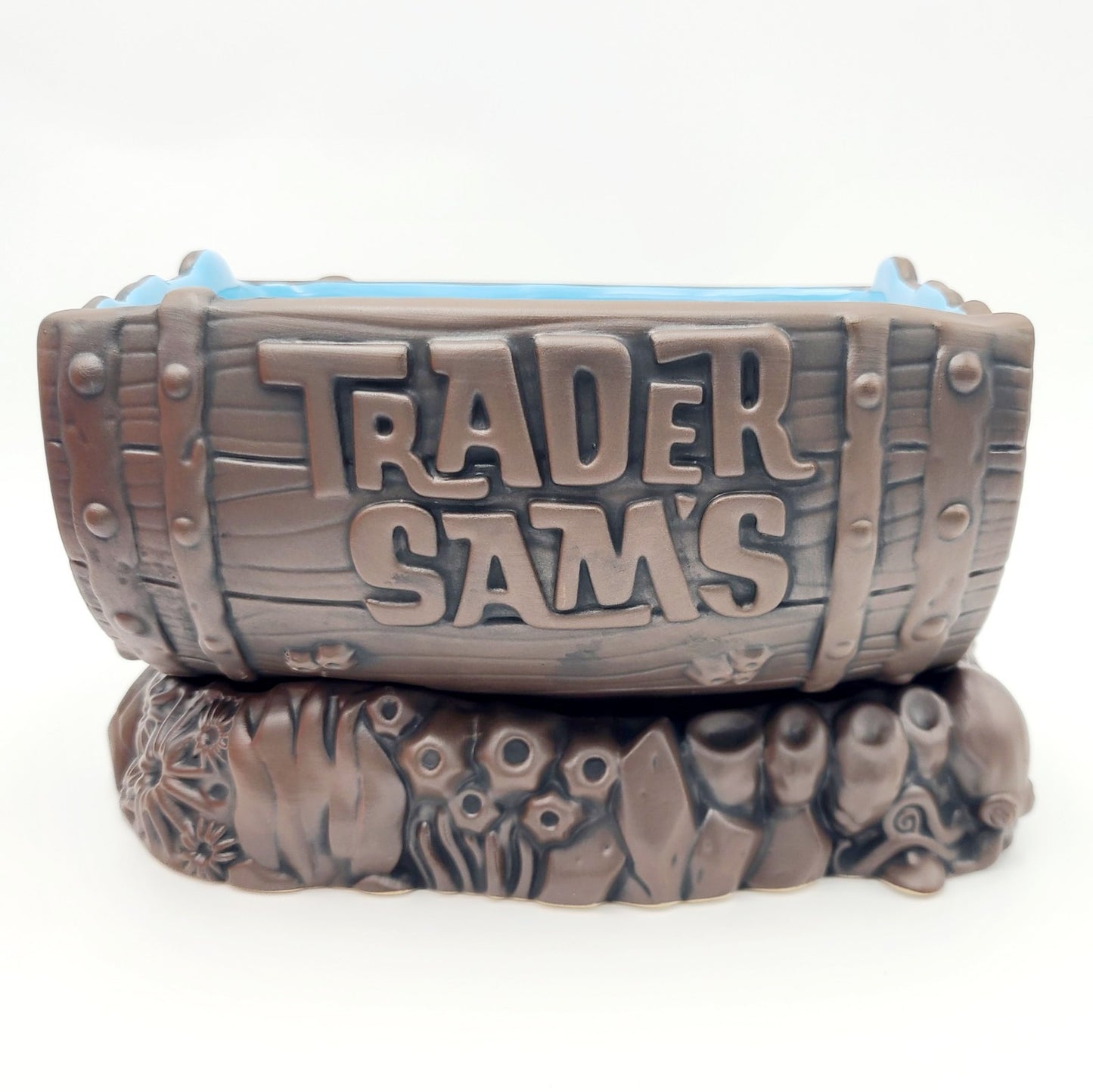 *Chip & Dip Bowl Set* Disney World Parks Polynesian Resort Trader Sam’s Barrel