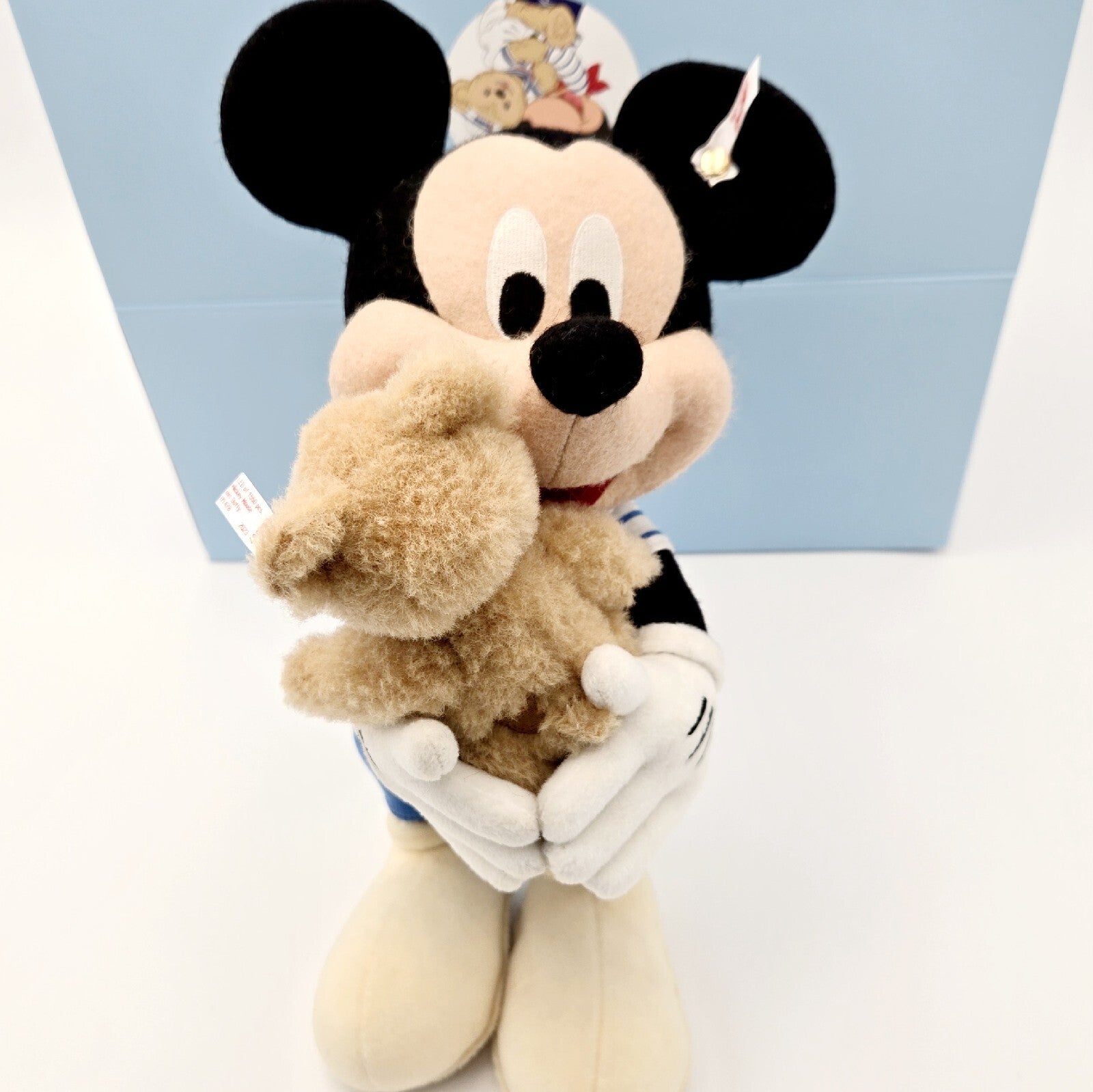 NEW Disney Parks X Steiff Mickey Mouse & Duffy Disney Bear Collectible LE 1550
