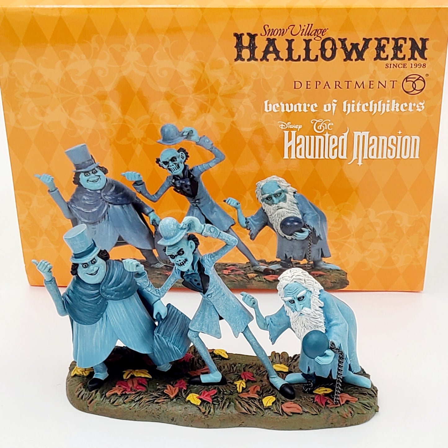Snow Village Halloween Disney Parks Haunted Mansion Beware of Hitchhikers Figure