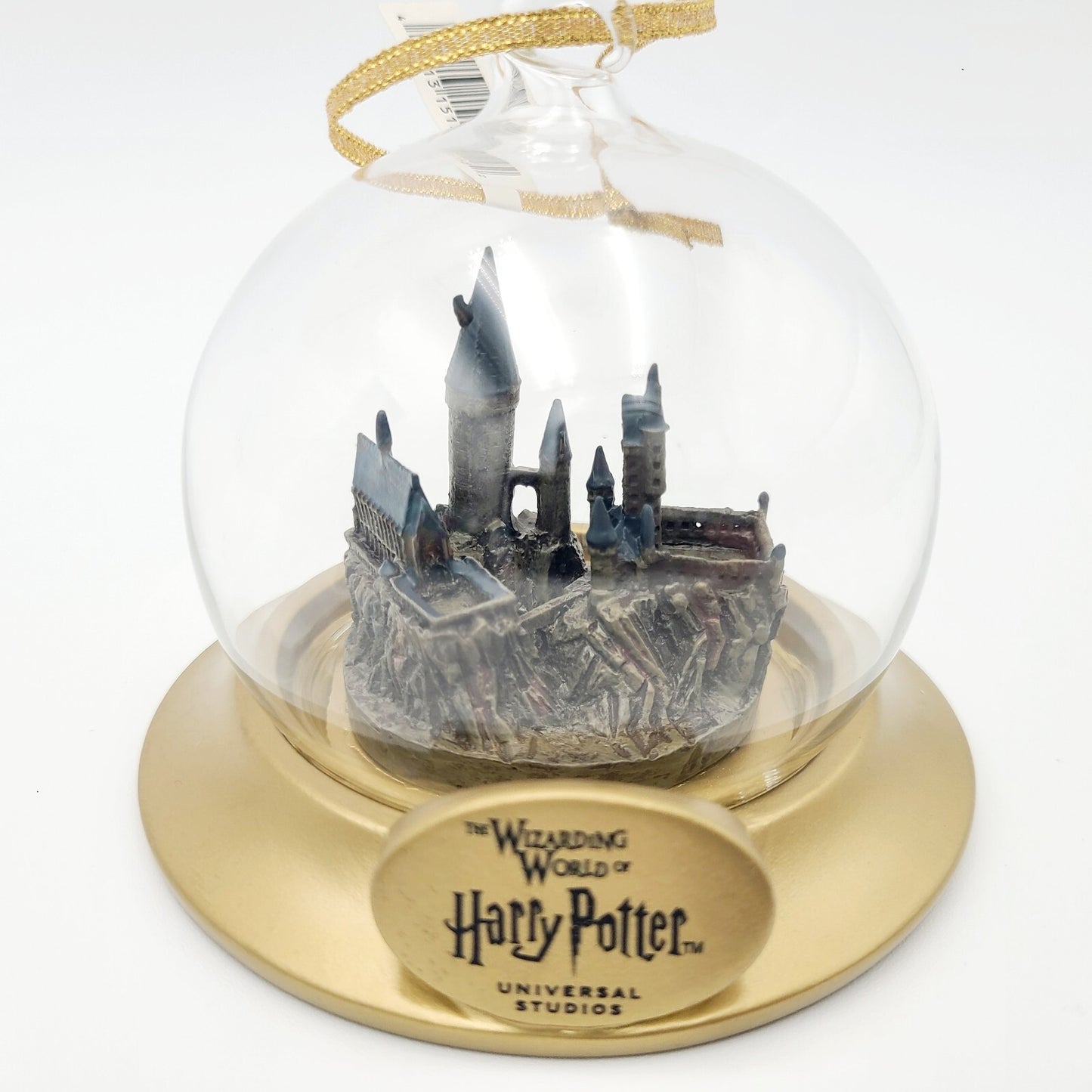 Universal Studios Harry Potter Hogwarts Castle Holiday Christmas Glass Ornament