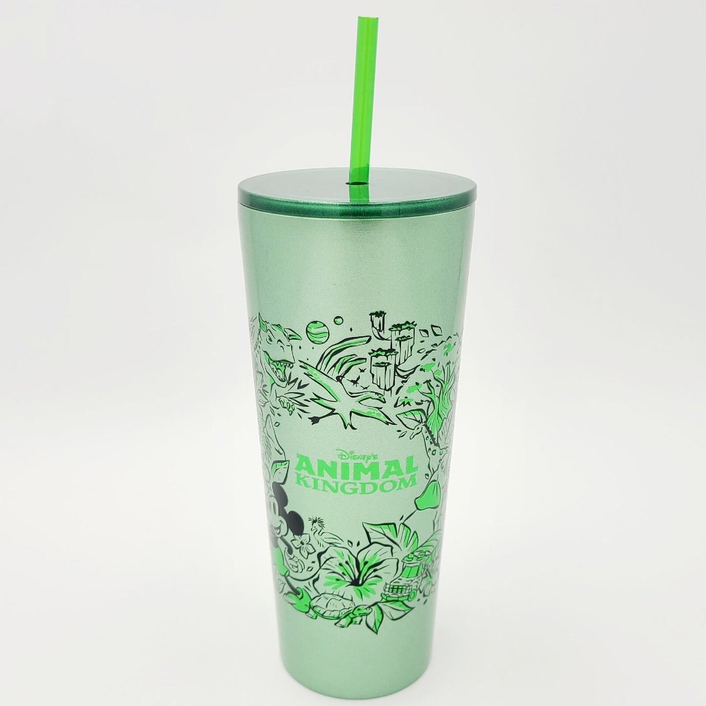 Walt Disney World 4 Park Starbucks Tumbler Magic Kingdom EPCOT Hollywood Animal