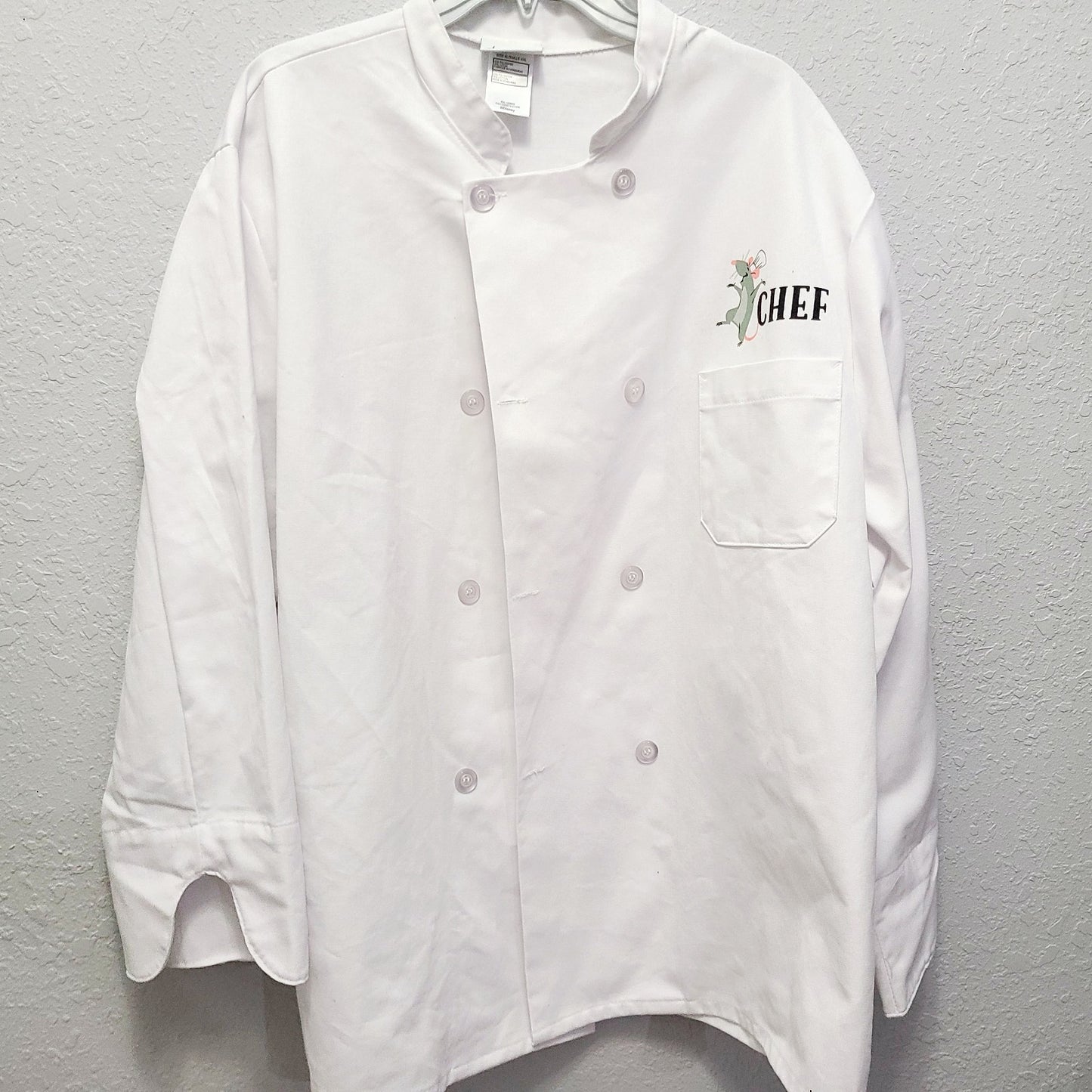 XL Disney World Parks EPCOT Remy's Ratatouille Adventure Chef Coat Jacket Adult