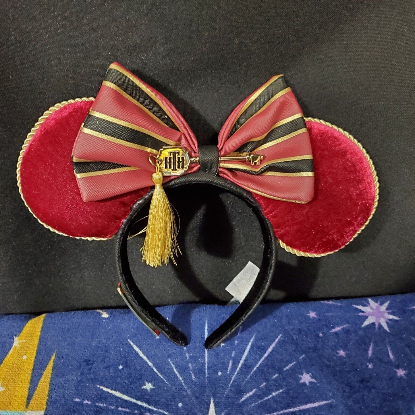 Disney Loungefly Hollywood Tower Hotel HTH Tower Of Terror Minnie Ears Headband