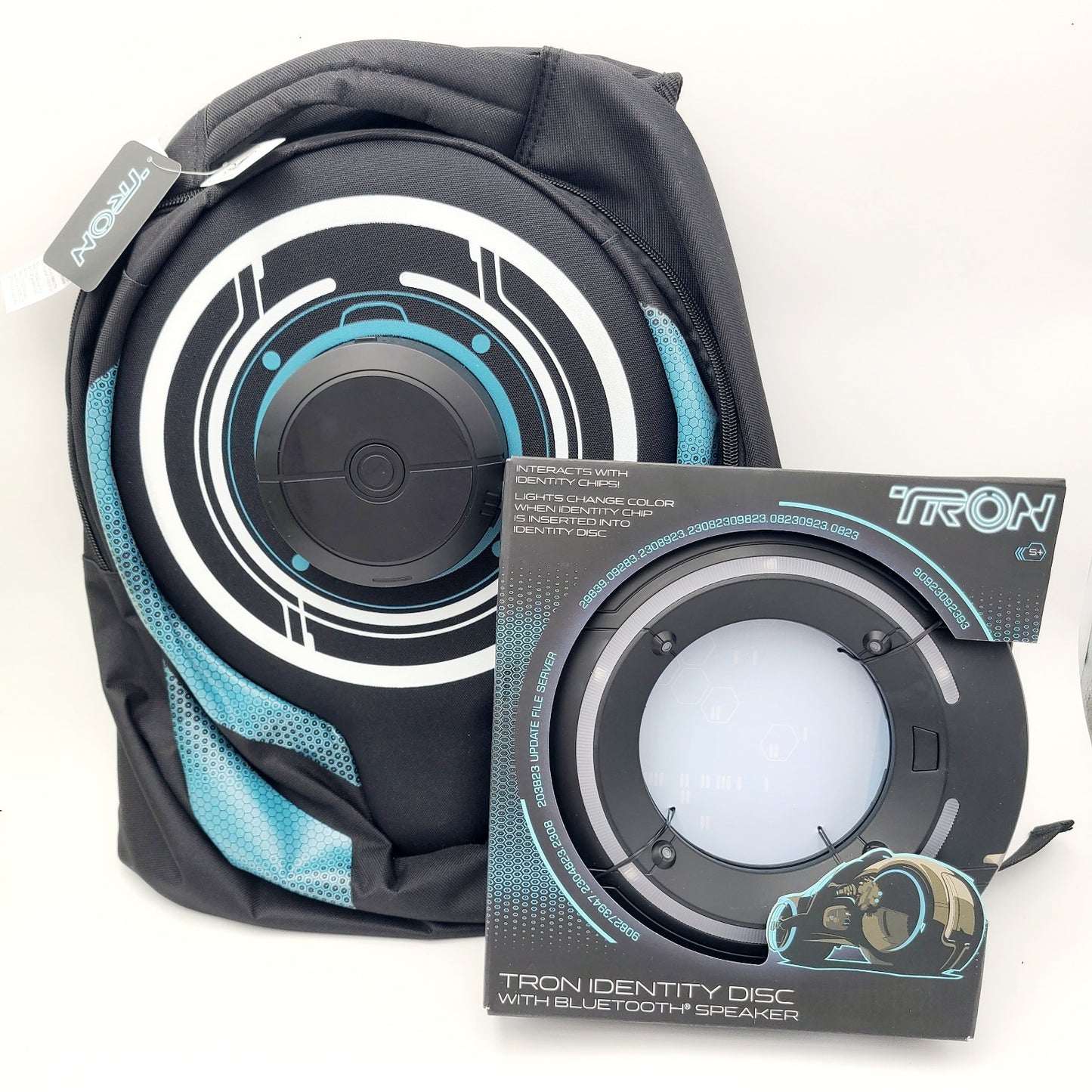 Disney Parks 2023 Tron Lightcycle Run Opening Day Backpack Bag + Disc  BUNDLE