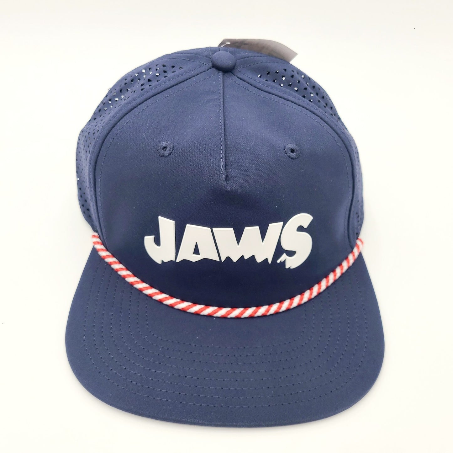 Universal Studios Jaws 50th Anniversary Adult Flat Bill Cap Baseball Hat New Tag