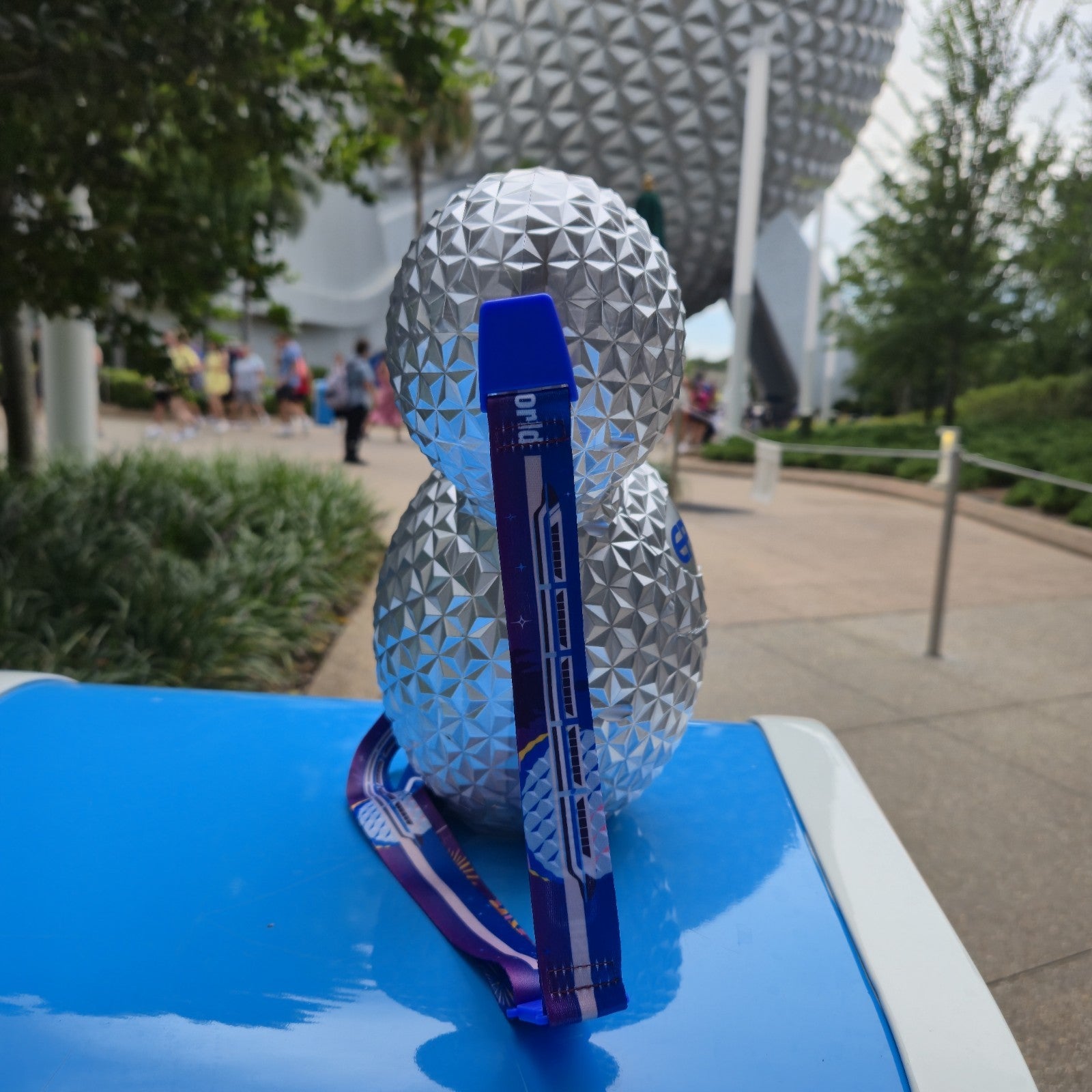IN HAND 2025 Popcorn Bucket Disney Parks EPCOT Spaceship Earth Light Up Ears WDW