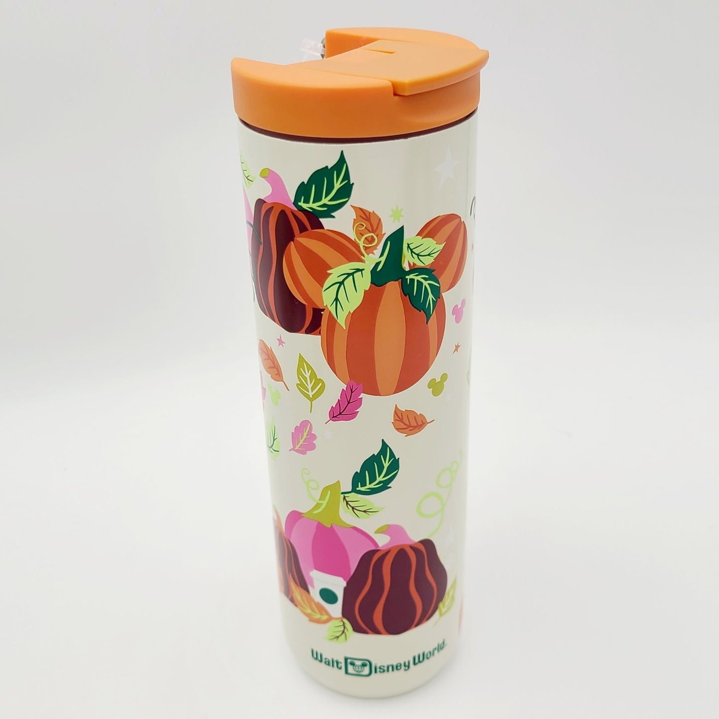 Disney Parks Days & Lattes 2025 Starbucks Halloween Pumpkin Tumbler Cup & Charm