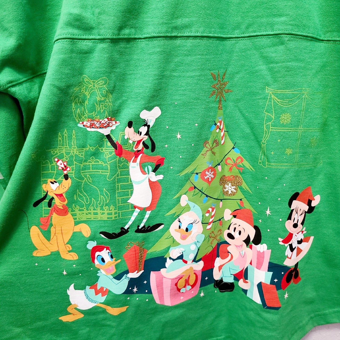 LARGE Disney Park 2023 Classics Christmas Holiday Mickey & Friends Spirit Jersey
