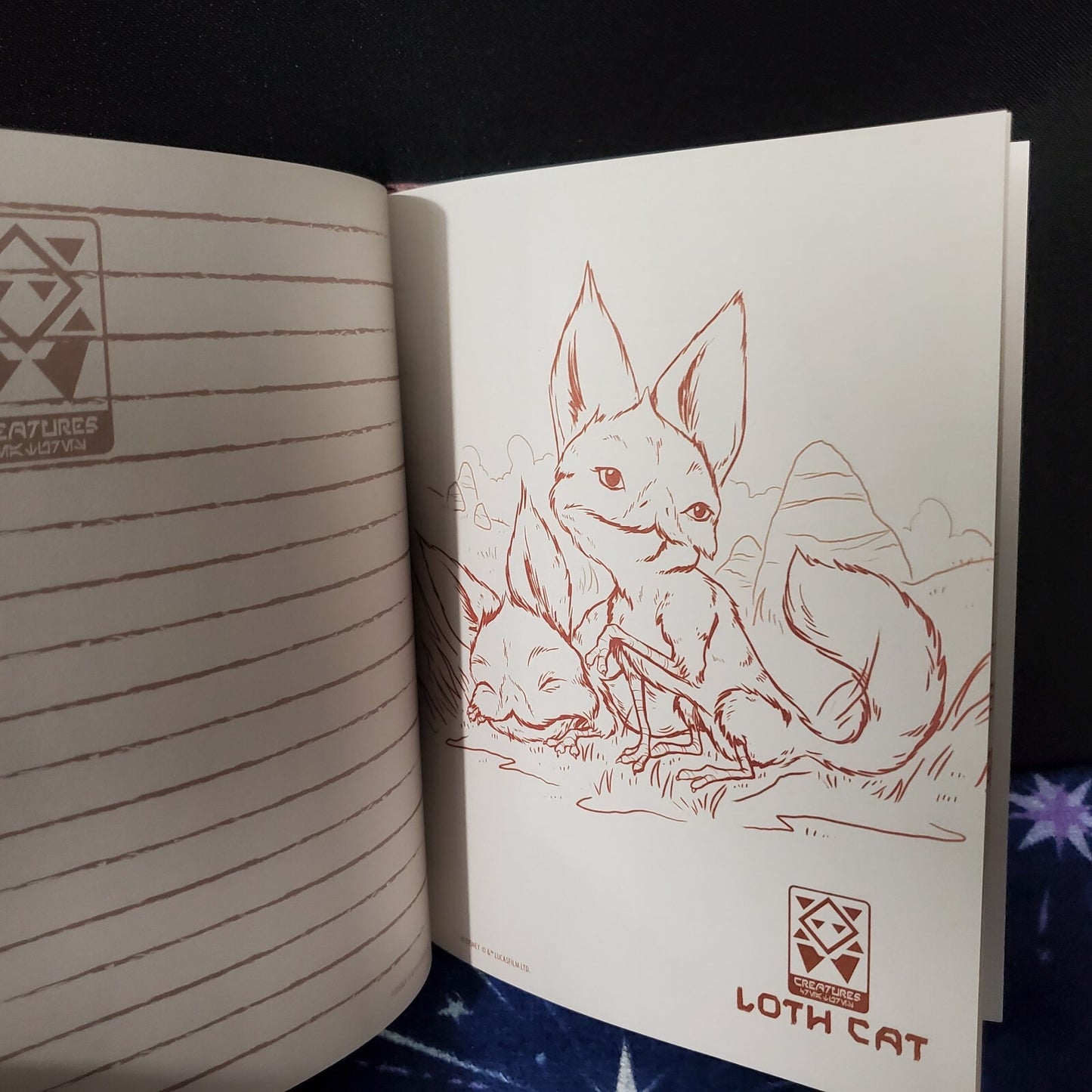 Disney Parks Creatures Notebook Journal Book Star Wars Galaxy's Edge Bantha Gorg
