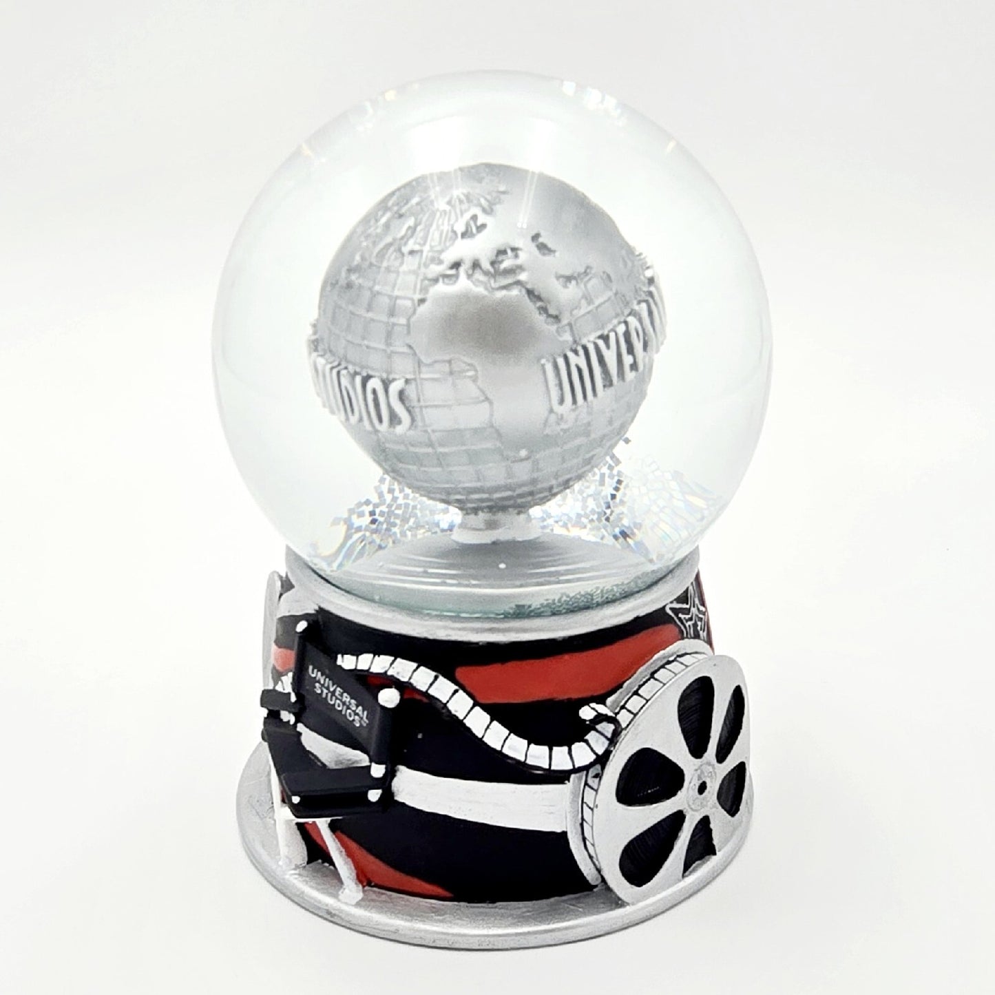 Universal Studios Orlando Silver Snowglobe Theater Production Movies Water Globe