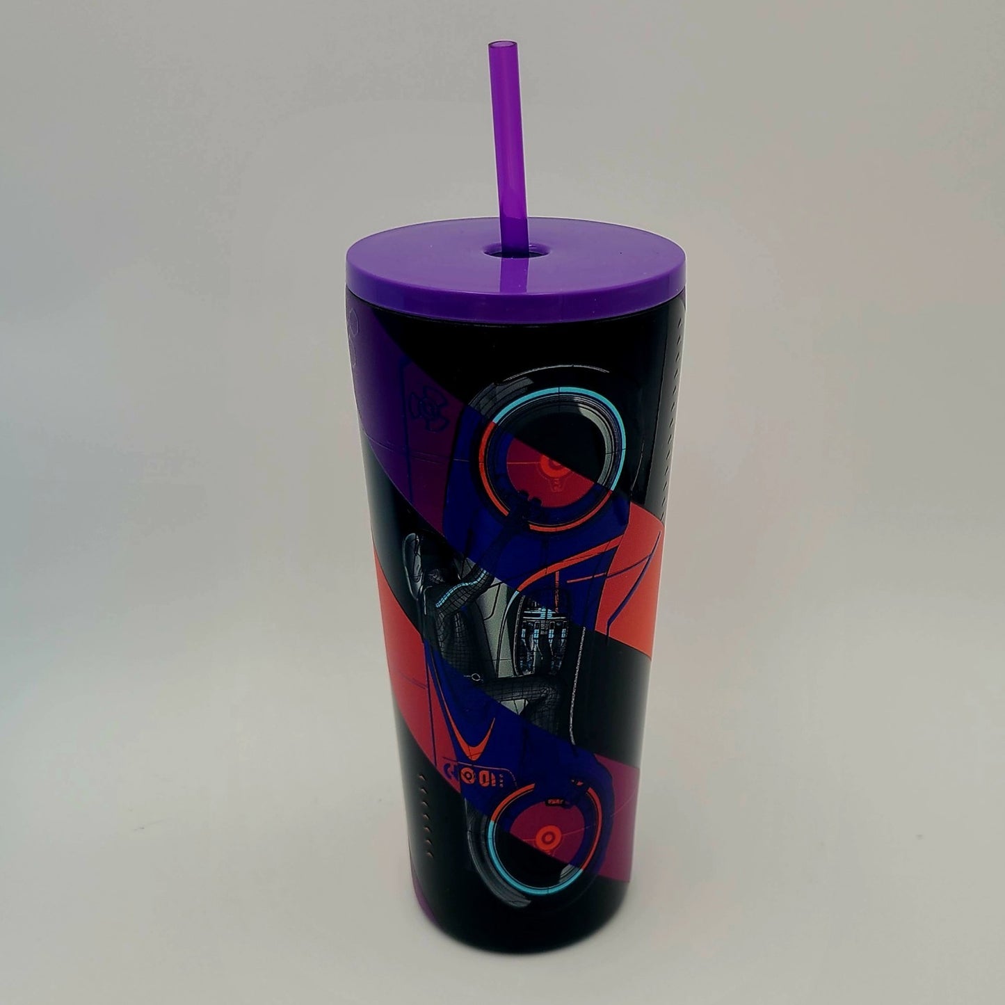 Walt Disney World Parks TRON Lightcycle Runner Tumbler Cup With Straw Lid New