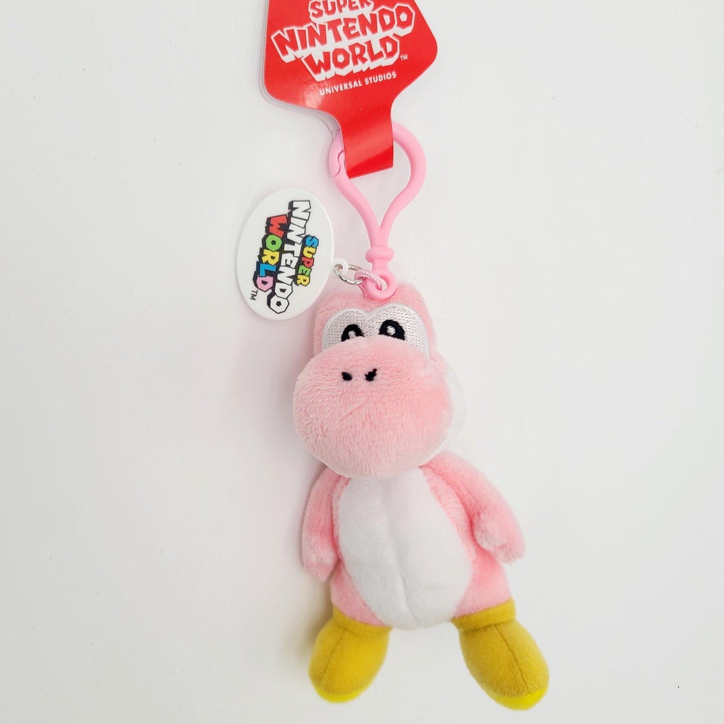 *PINK Yoshi Plush Keychain* Universal Orlando EPIC Universe Super Nintendo World