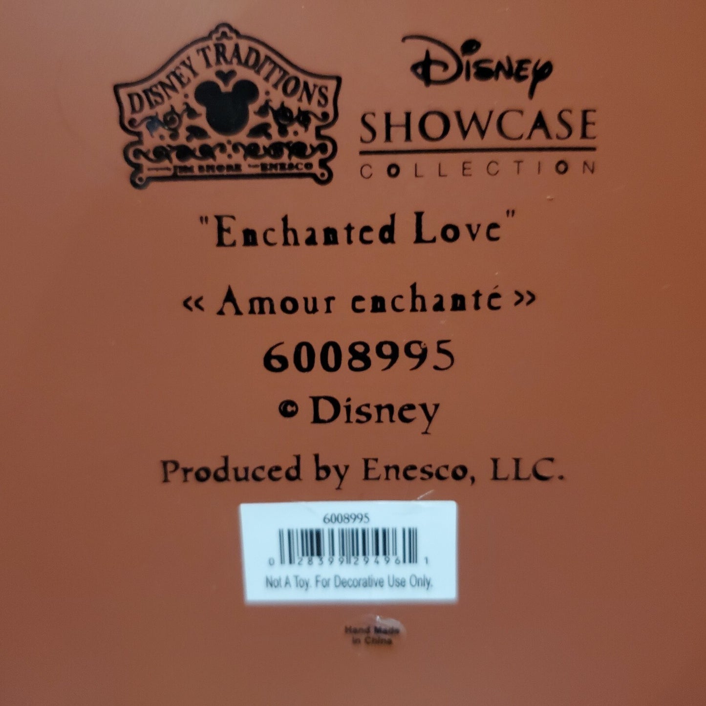 Disney Park Jim Shore 2021 Beauty & Beast 30th Belle Rose Dome Figurine 6008995