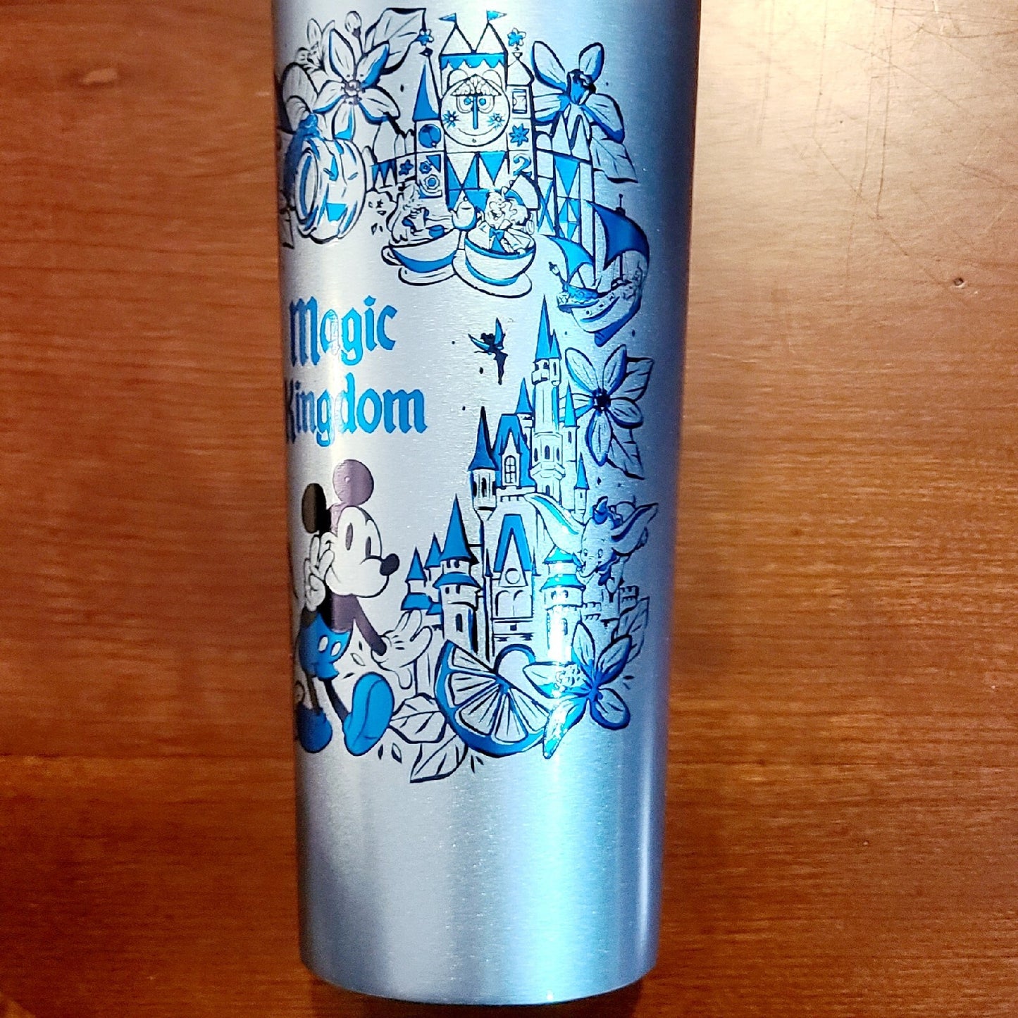 Walt Disney World 4 Park Starbucks Tumbler Magic Kingdom EPCOT Hollywood Animal