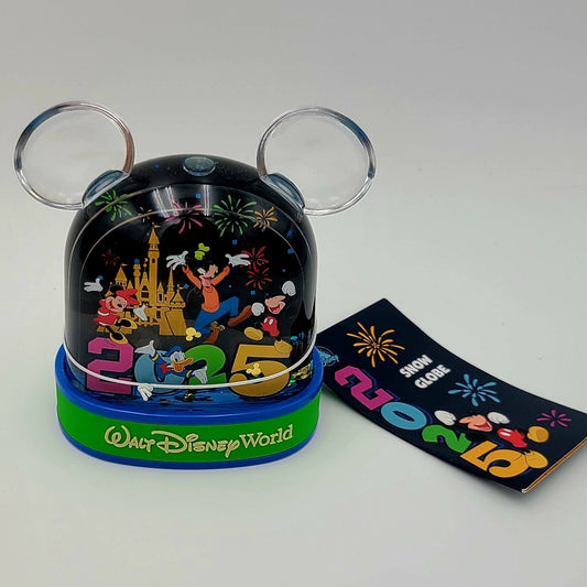 2025 Walt Disney World Parks Mickey & Friends Mini Plastic Water Snow Globe NEW