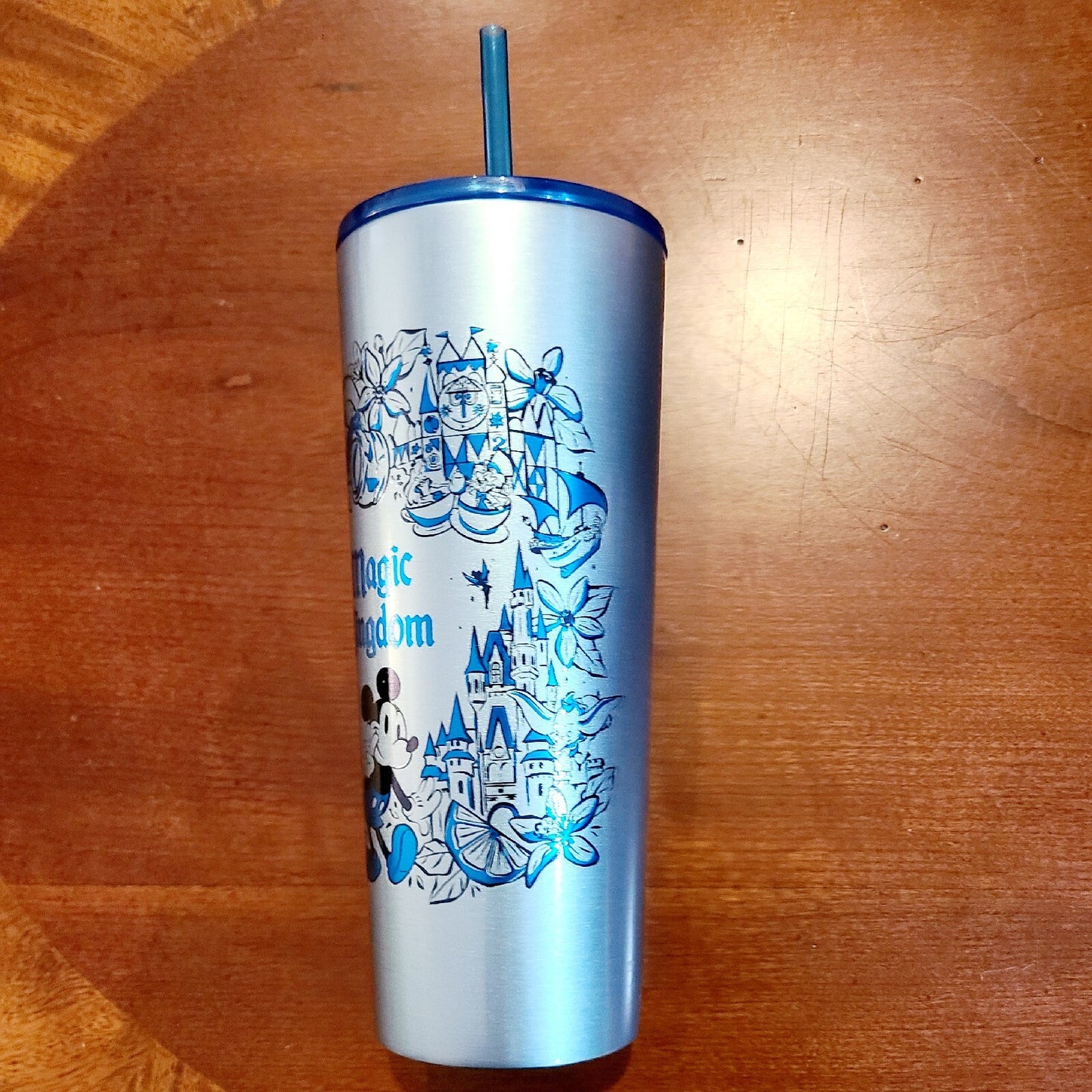 Walt Disney World 4 Park Starbucks Tumbler Magic Kingdom EPCOT Hollywood Animal