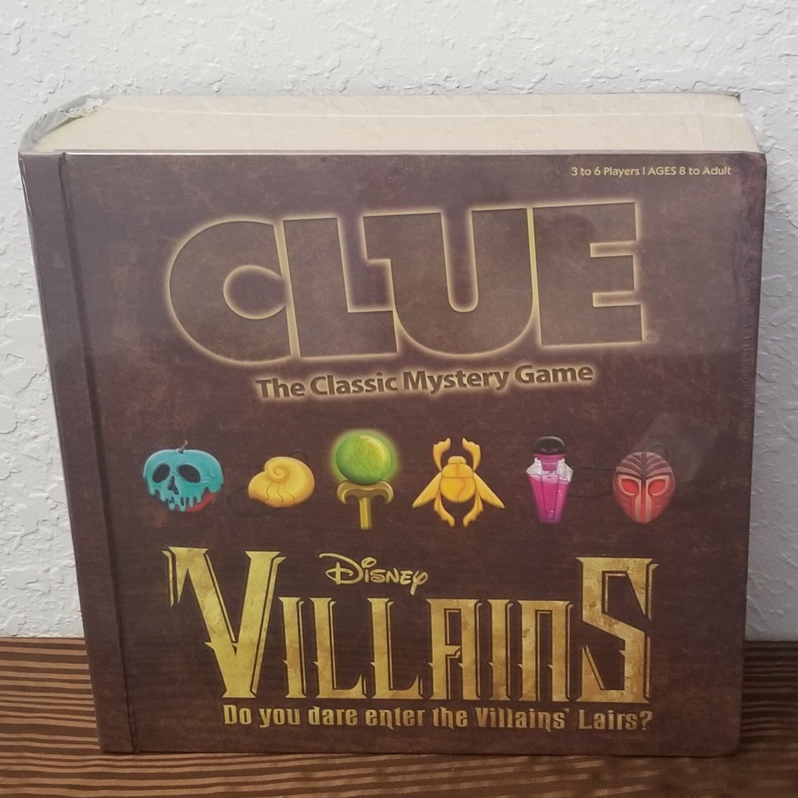 Disney Parks Disney Villains Theme Park Edition CLUE Classic Mystery Game Ursula