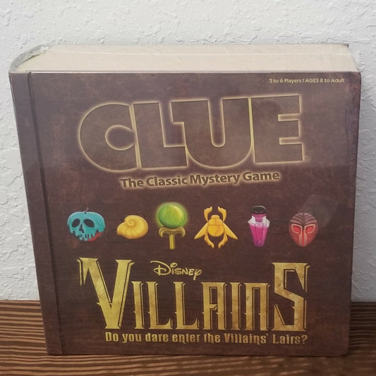 Disney Parks Disney Villains Theme Park Edition CLUE Classic Mystery Game Ursula