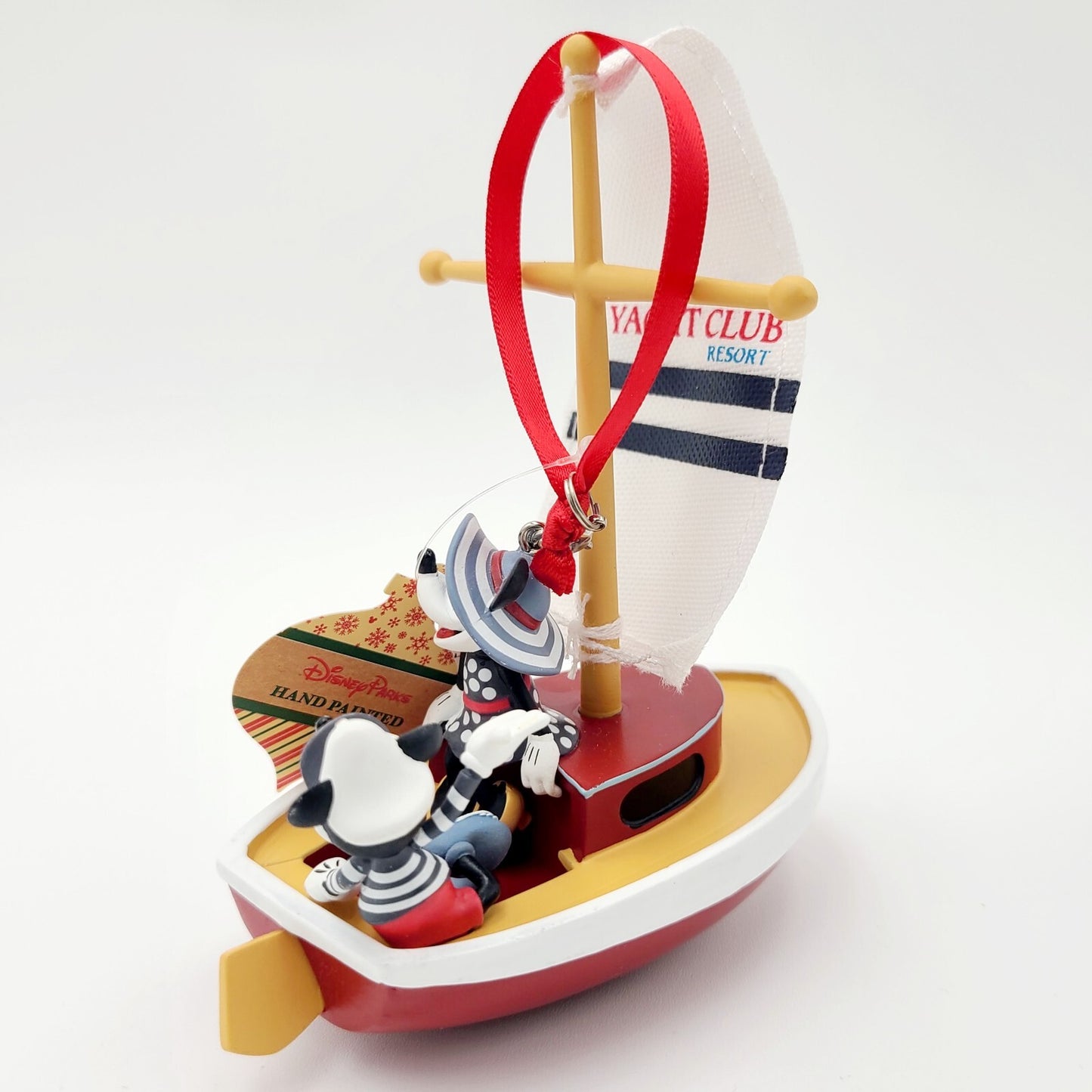 NEW Disney Parks WDW Yacht Club Resort Mickey Minnie Christmas Ornament 2024