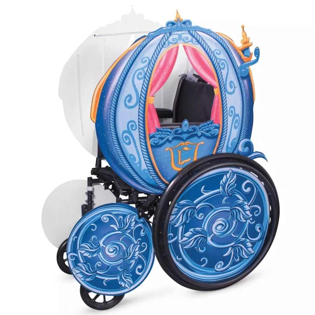 Disney Disguise Halloween Cinderella Fabric Coach Wheelchair Costume Cover NEW