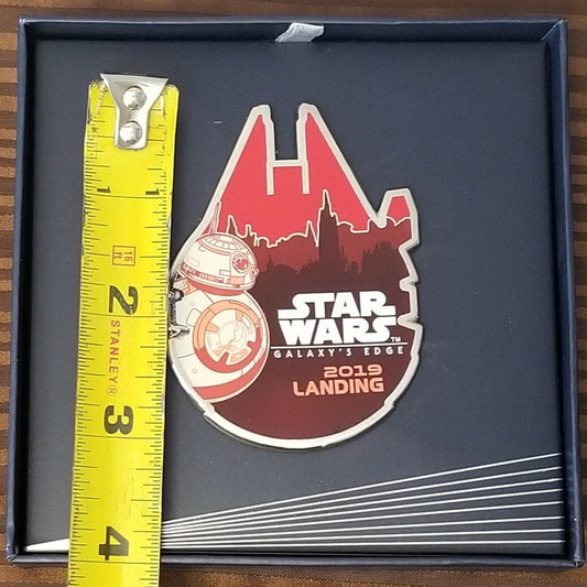 Disney Parks Star Wars Galaxy's Edge 3" JUMBO Limited Edition Pin BB-8 Hollywood