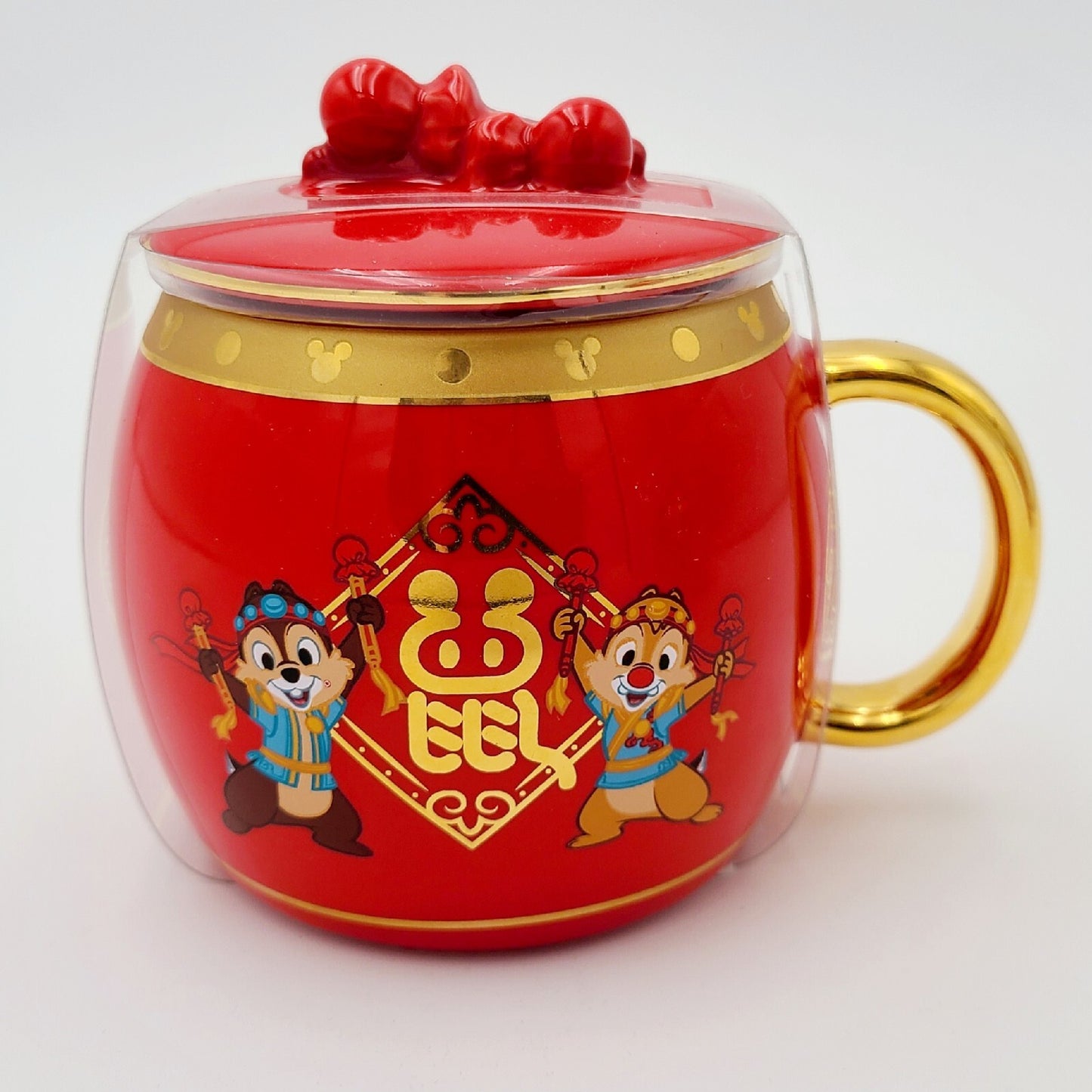 *2 Mugs* Disney Parks 2020 Chinese Lunar New Year Chip N’ Dale Mickey & Minnie