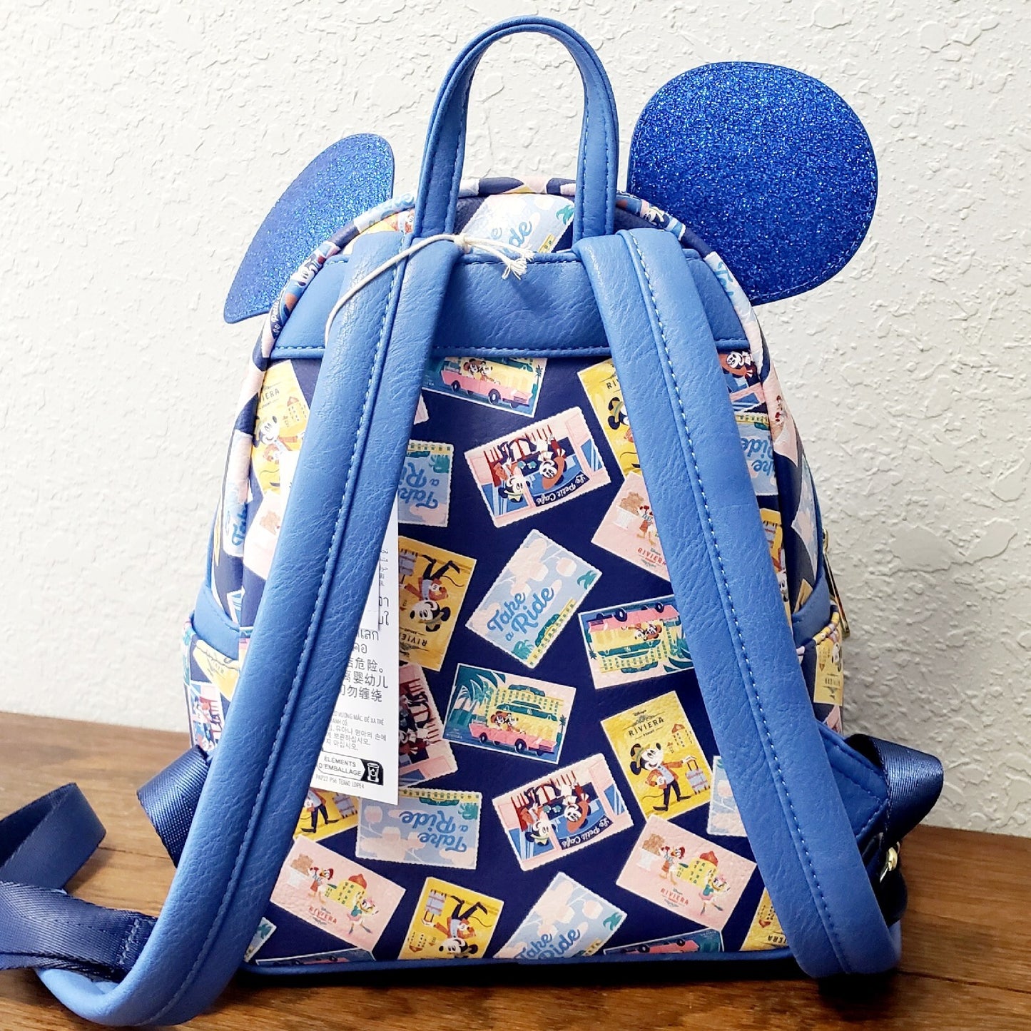 NEW 2023 Disney Parks Riviera Resort Loungefly Backpack Bag Mickey & Minnie NWT