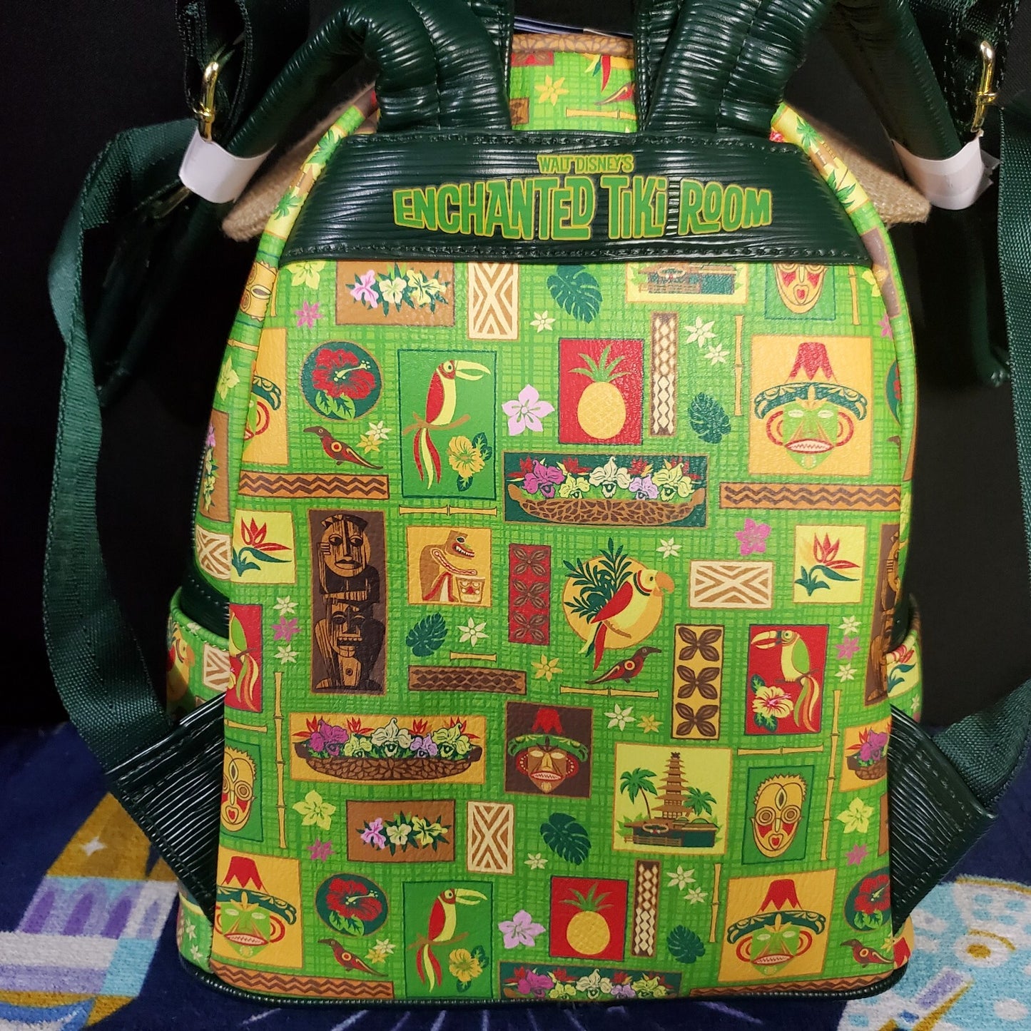 NEW Enchanted Tiki Room Disney Mickey Mouse Main Attraction Loungefly Backpack