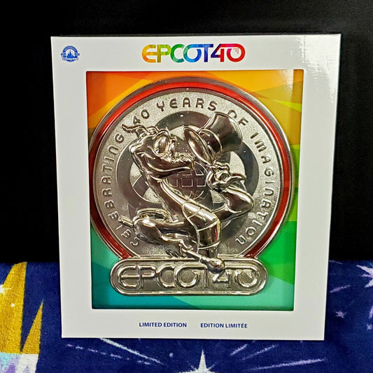 NEW 2022 Walt Disney World Park EPCOT 40th Anniversary Figment Jumbo Pin LE 1000