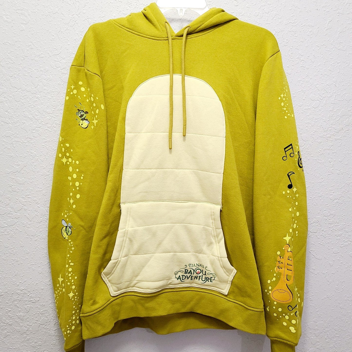 MEDIUM Disney Parks 2025 Tiana’s Bayou Adventure Louis The Alligator Hoodie NEW