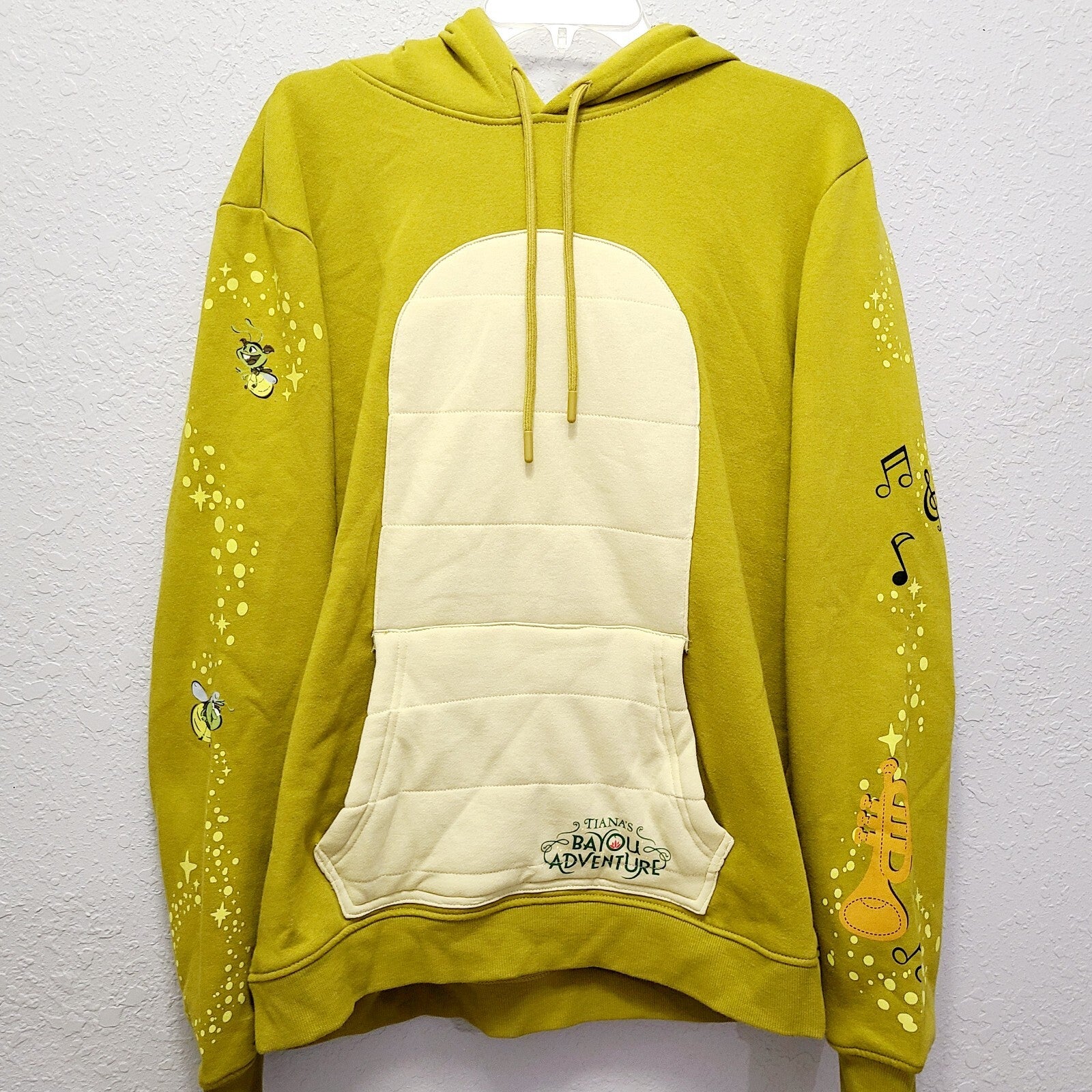 MEDIUM Disney Parks 2025 Tiana’s Bayou Adventure Louis The Alligator Hoodie NEW