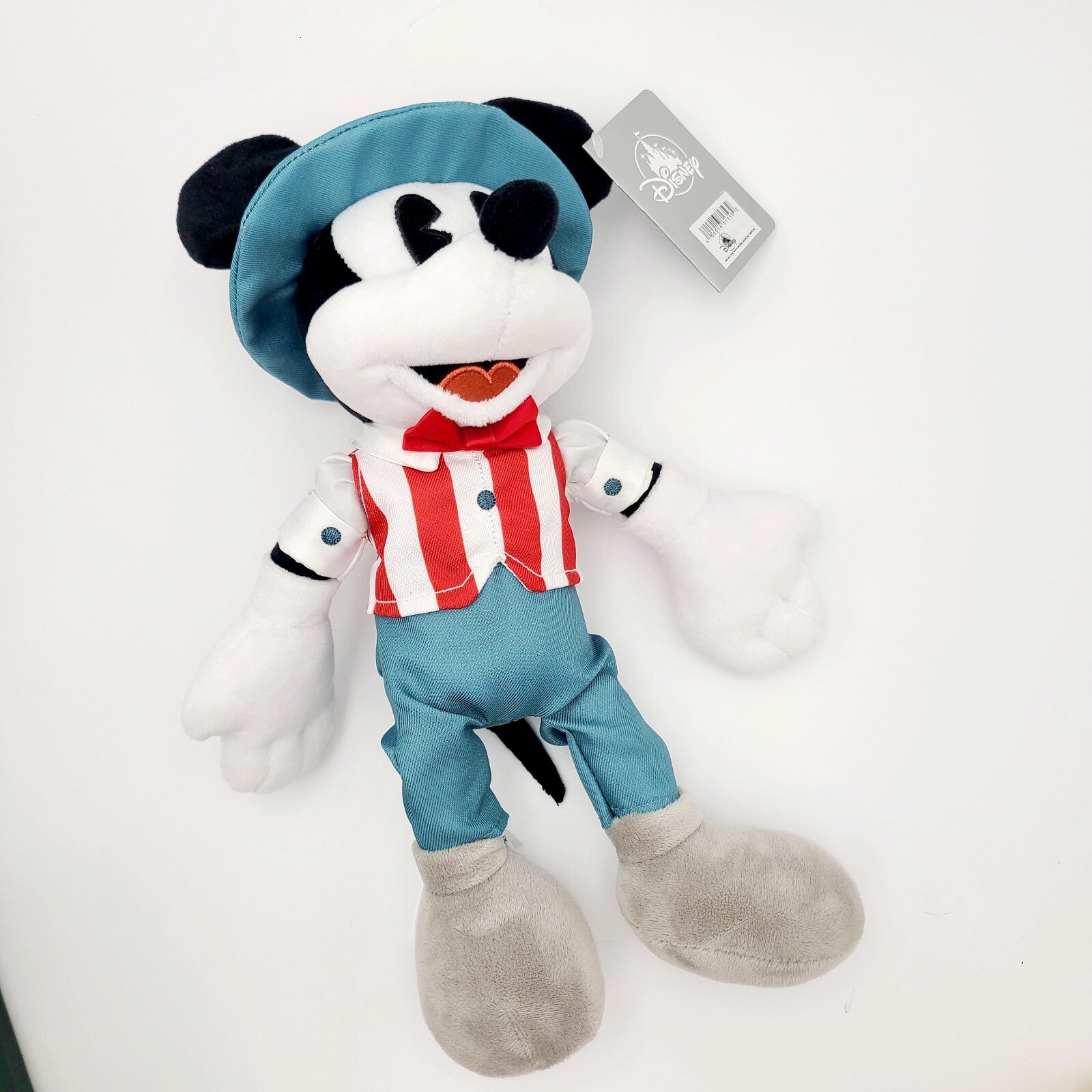 NEW Disney Store Mickey Mouse American Plush USA Patriotic Red White Blue