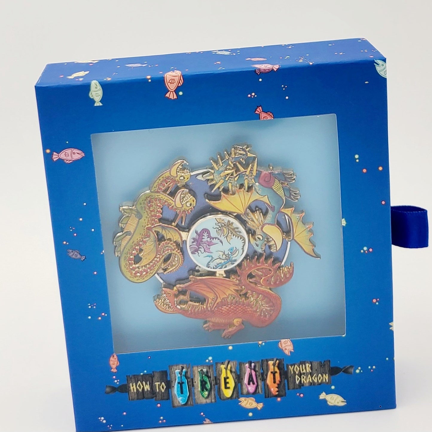 EPIC Universe Universal Studio How to Train Treat Your Dragon Box Spinner Pin LR