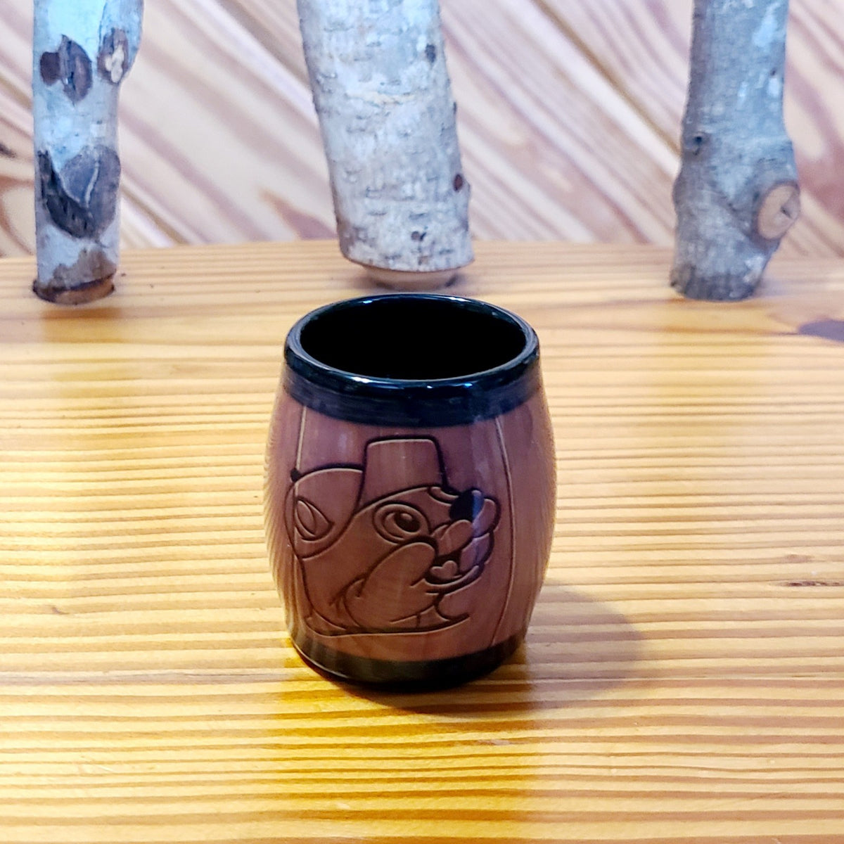 *Mug & Shotglass Set* Buc-ee’s Bucees Beaver Brown Barrel Coffee Collectible