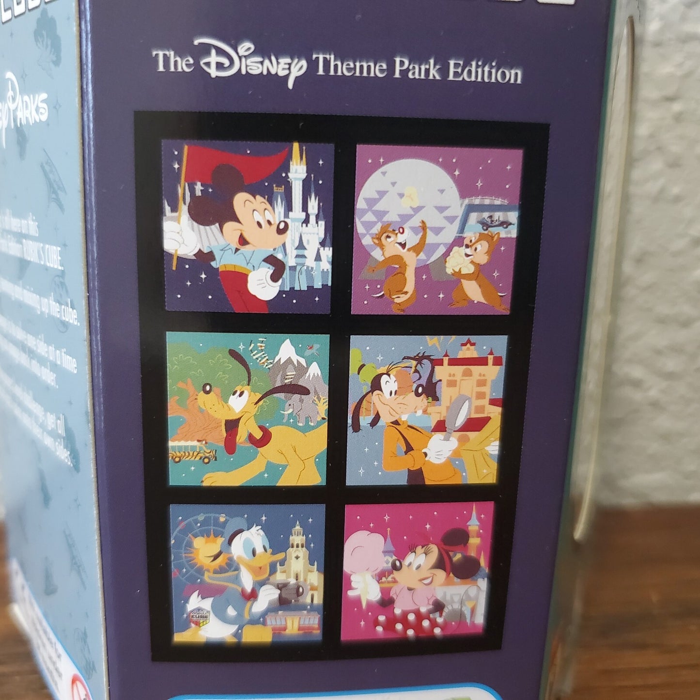 NEW Disney Rubik's Cube Theme Park Edition Puzzle Mickey Minnie Pluto Chip Dale