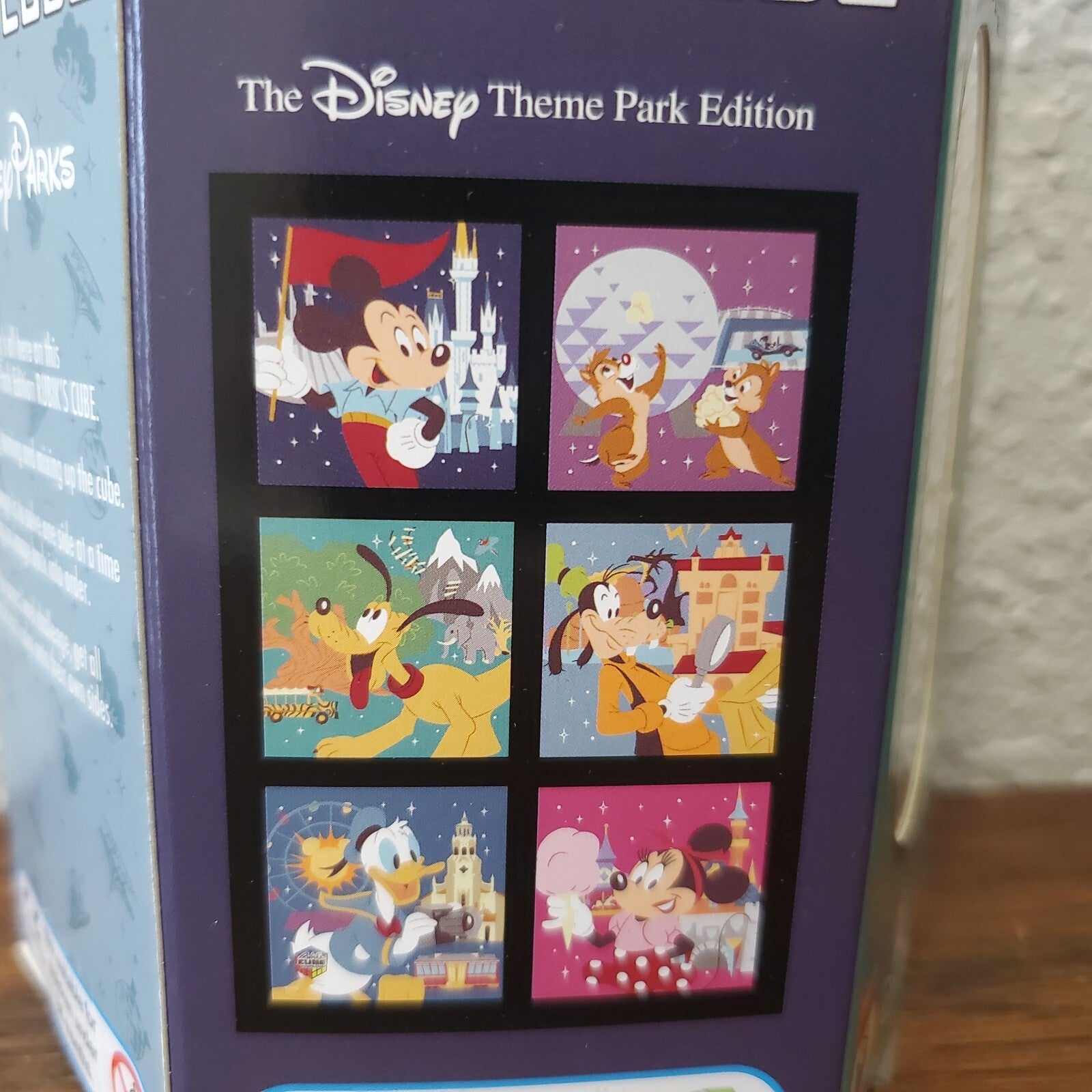 NEW Disney Rubik's Cube Theme Park Edition Puzzle Mickey Minnie Pluto Chip Dale